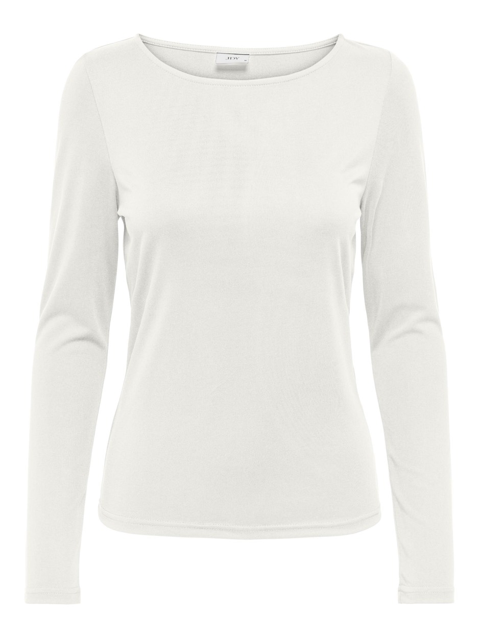 Jacqueline de Yong Jdyfreya ls boatneck top jrs off-white