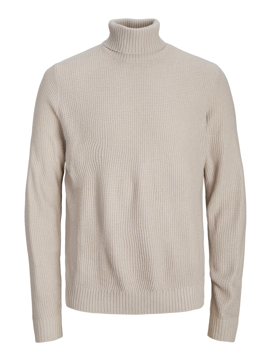 Jack & Jones Jorkyle knit roll neck jnr taupe