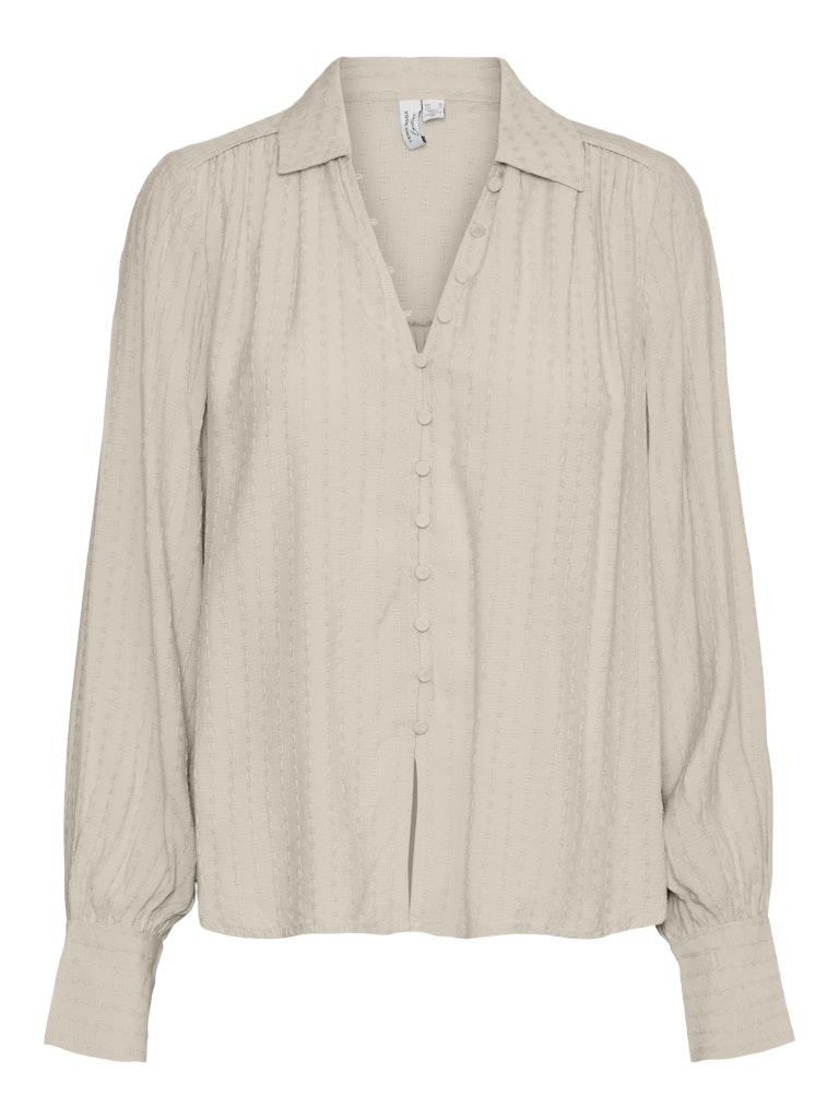 Vero Moda vmviolet l/s shirt wvn btq ga 10322447 birch