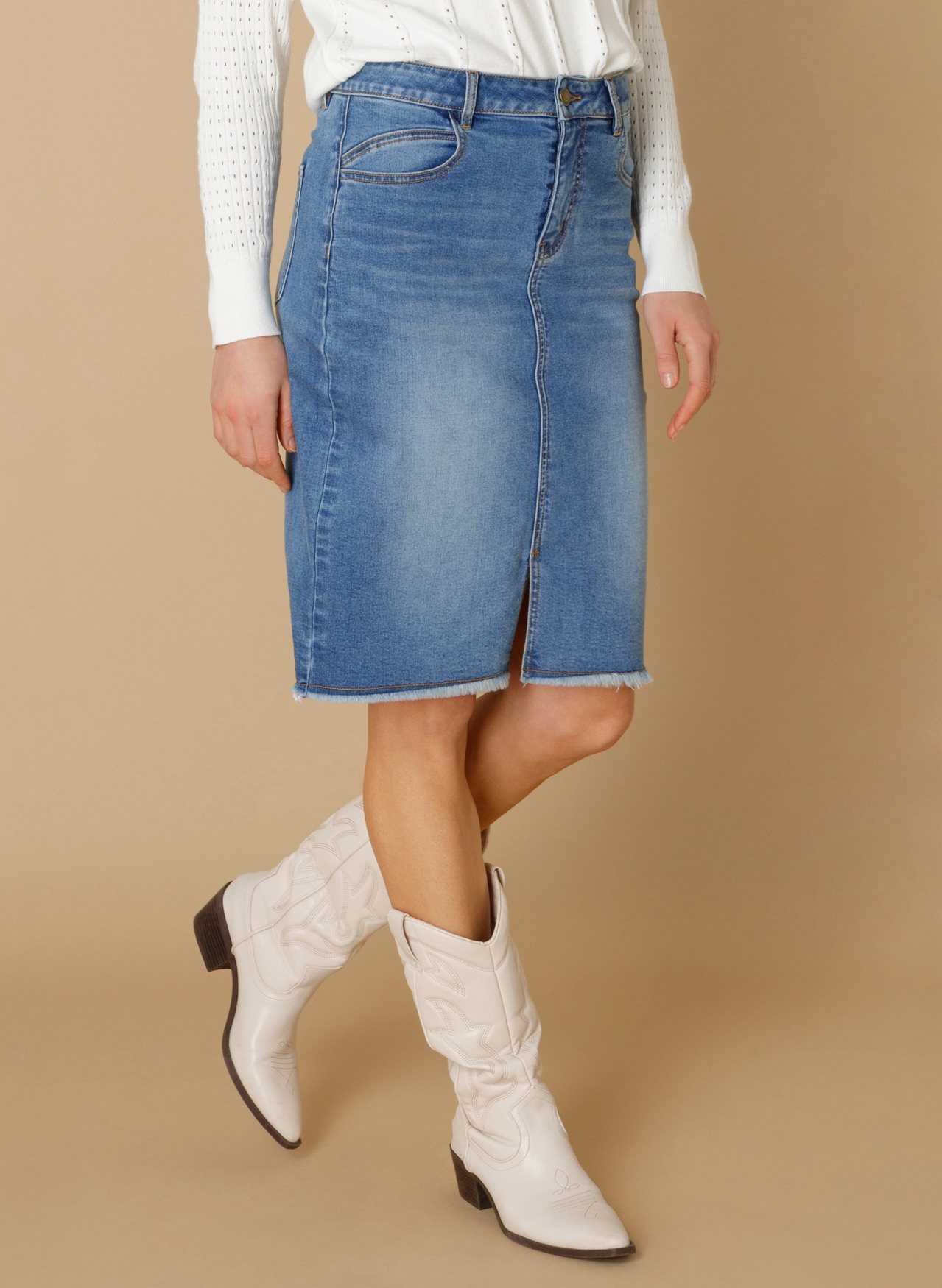 Ivy Beau Tam denim rok