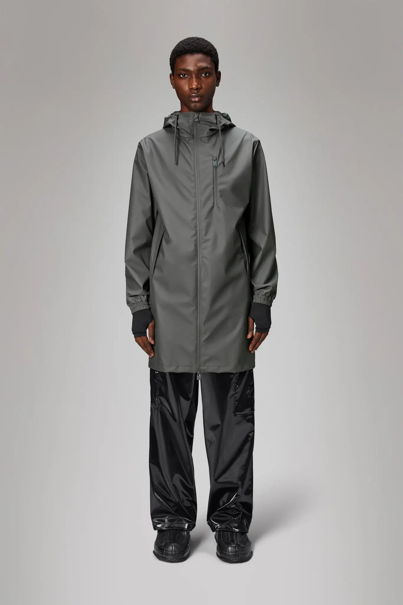 Rains 12080 long storm breaker w3 grey