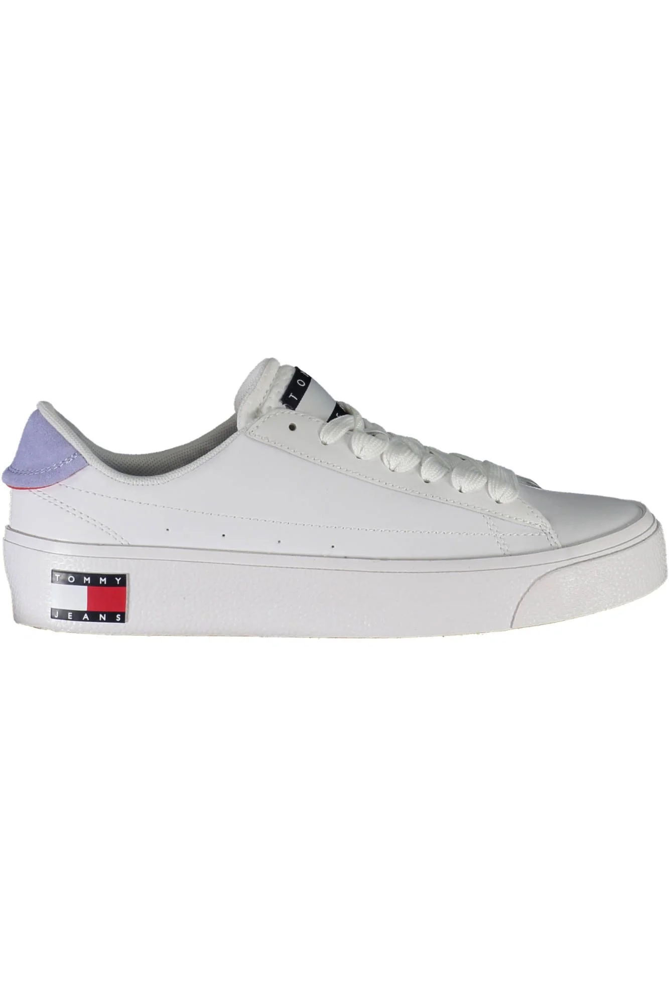 Tommy Hilfiger Te leren dames sneakers met iconisch logo