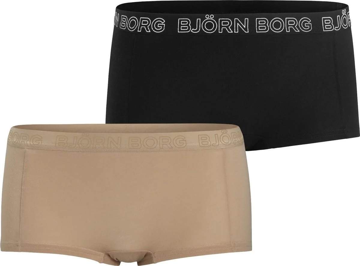 Björn Borg Björn borg dames minishorts 2-pack – frappe/