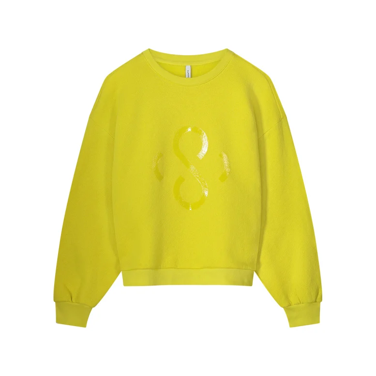 Summum 3s5067-30413 202 sweatshirt vintage sweat mimosayellow