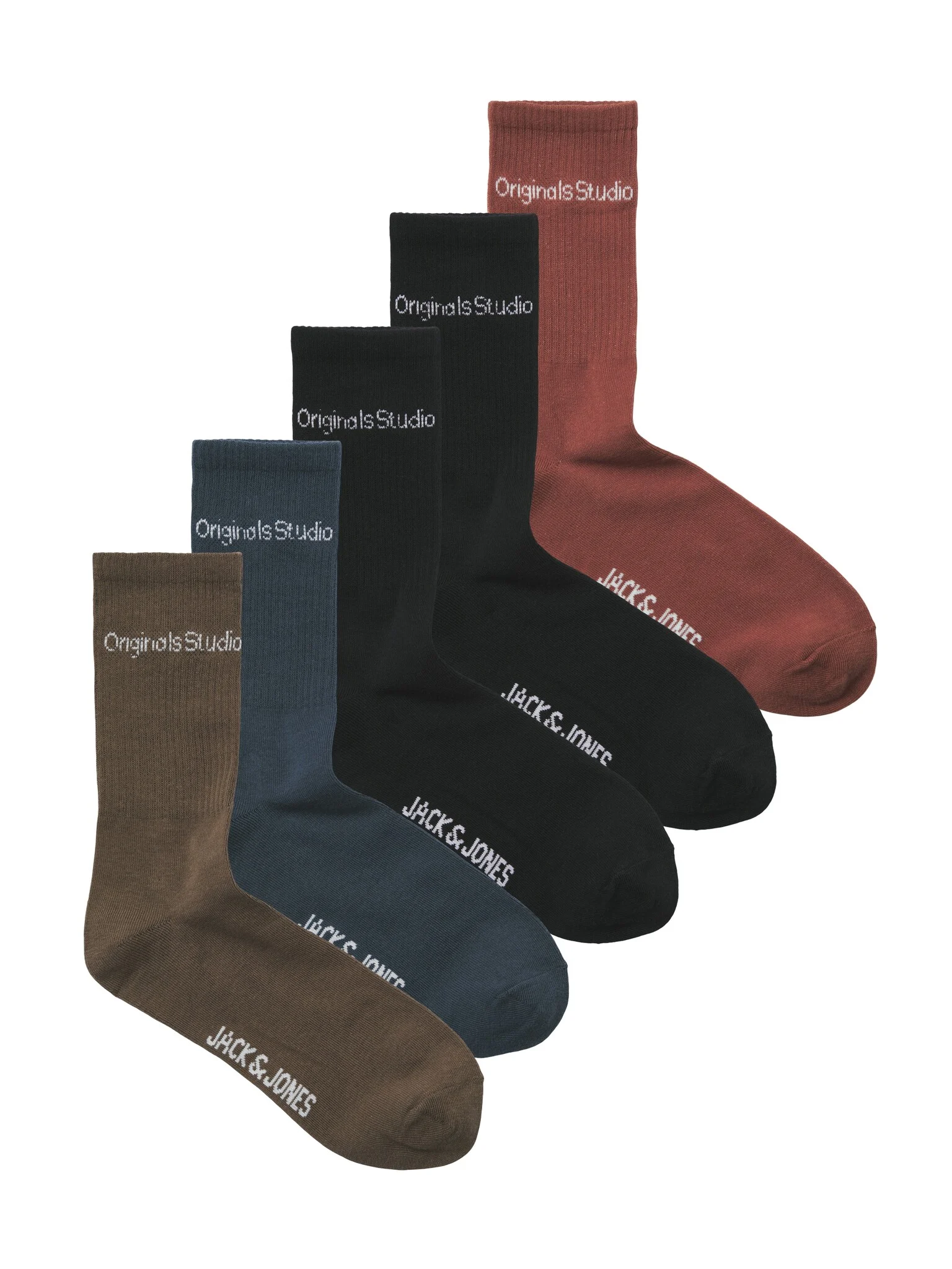 Jack & Jones Sportsokken jongens jacvesterbro tennissokken 5-pack