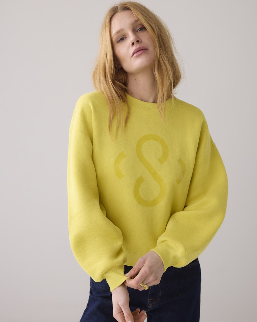 Summum sweatshirt vintage sweat 3s5067-30413 202 mimosa yellow