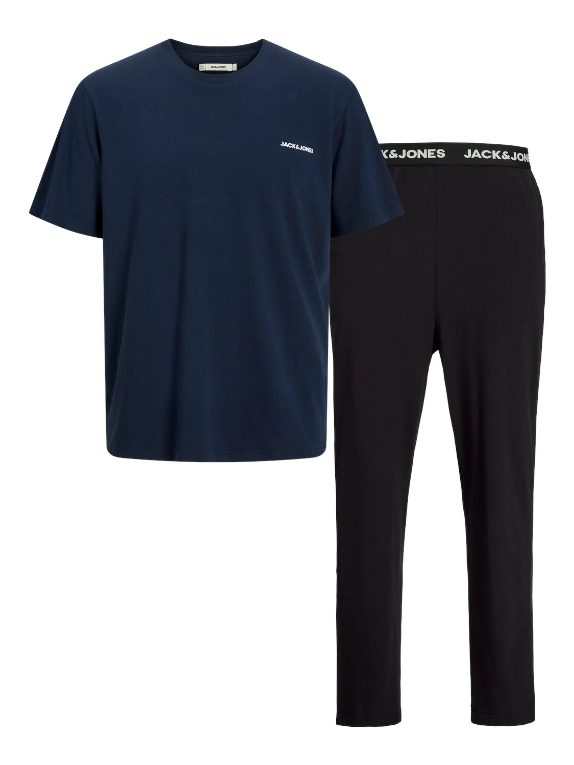Jack & Jones Heren pyjamaset jaceverest blauw/zwart
