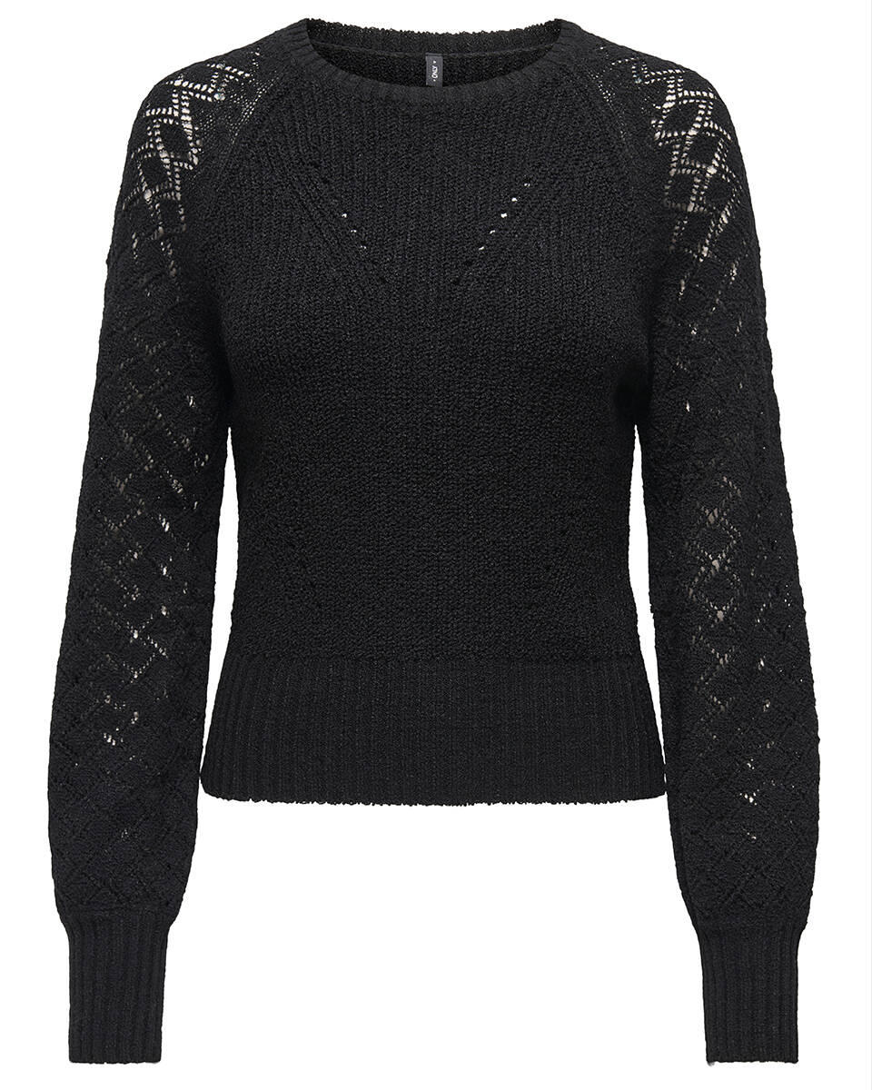 Only Gebreide trui ONLMIAMI LS O-NECK CC KNT