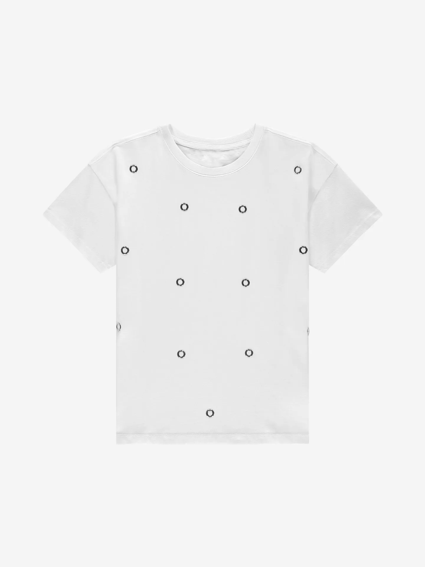 Nik & Nik Zomer t-shirt meisjes off eyelet