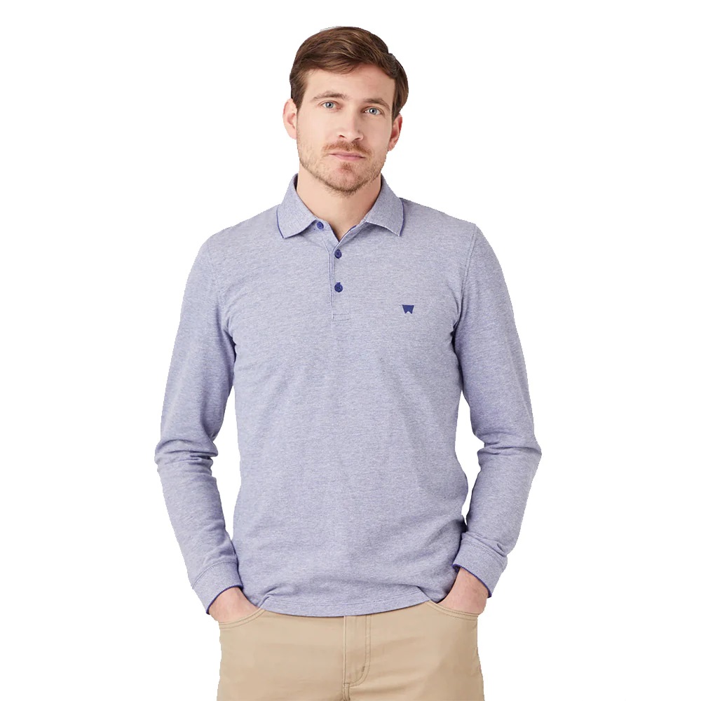 Wrangler Refined polo blue ribbon