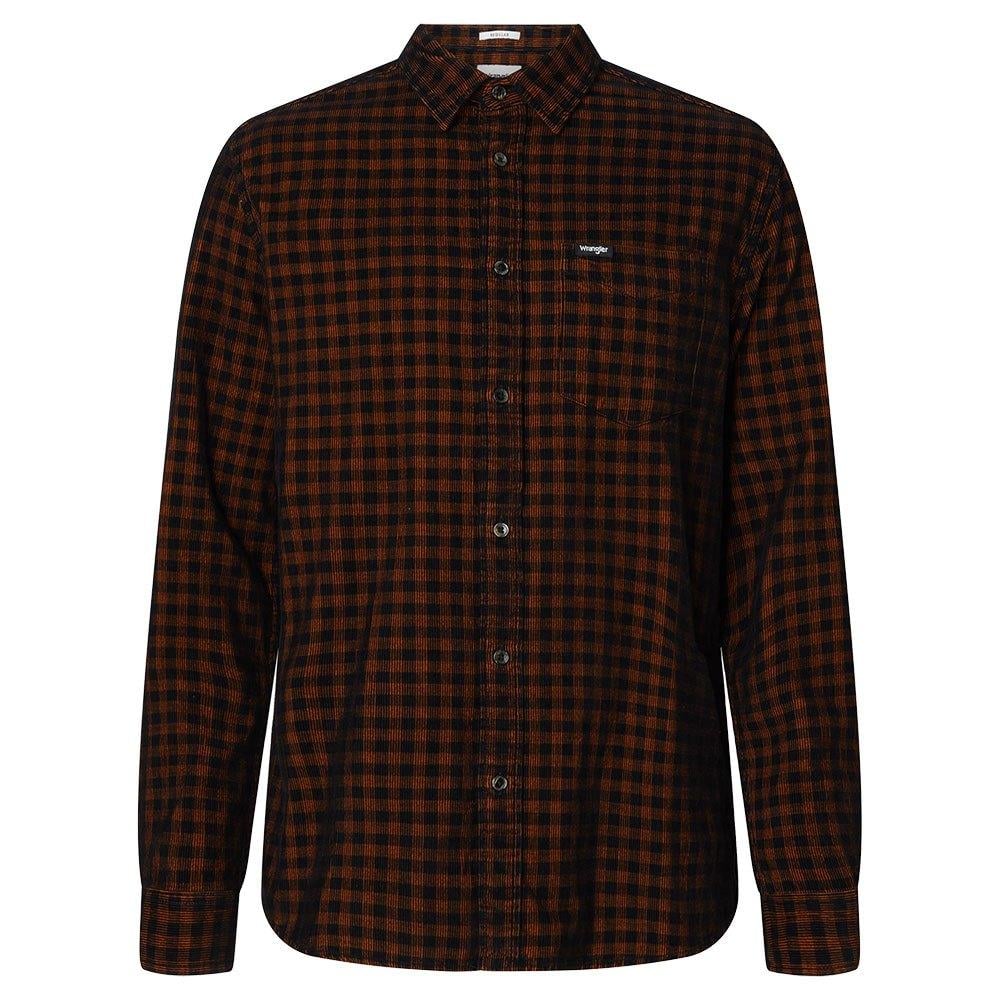 Wrangler 1 pocket shirt nutmeg brown