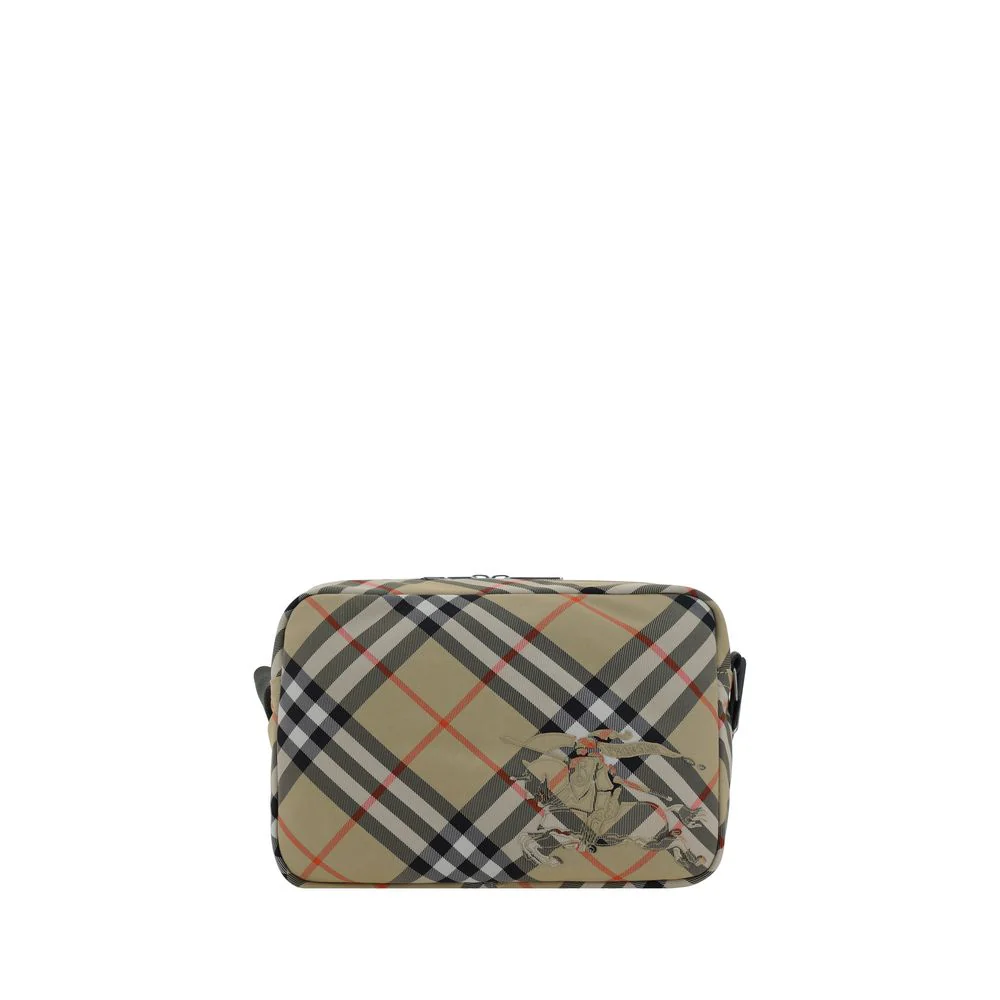 Burberry Shoulder bag met iconisch ruutpatroon en logo