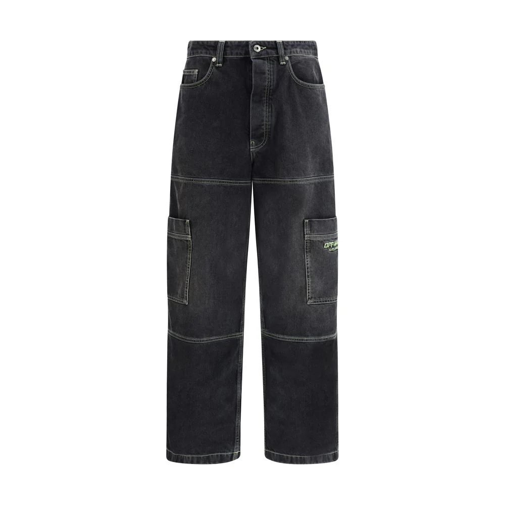 Off White Vintage cargo jeans voor comfortabele stijl