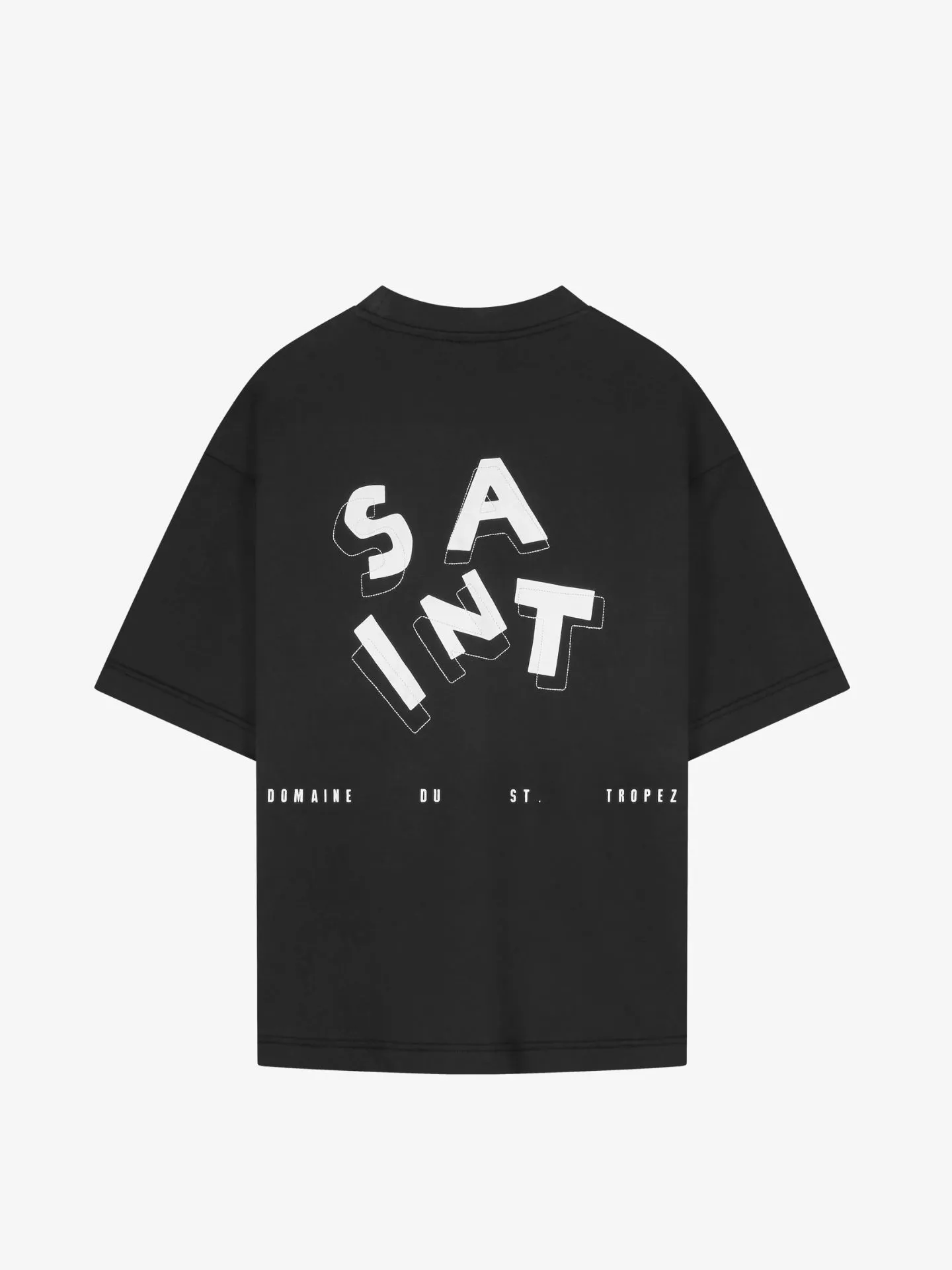 Saint Blanc Domaine t-shirt jet black