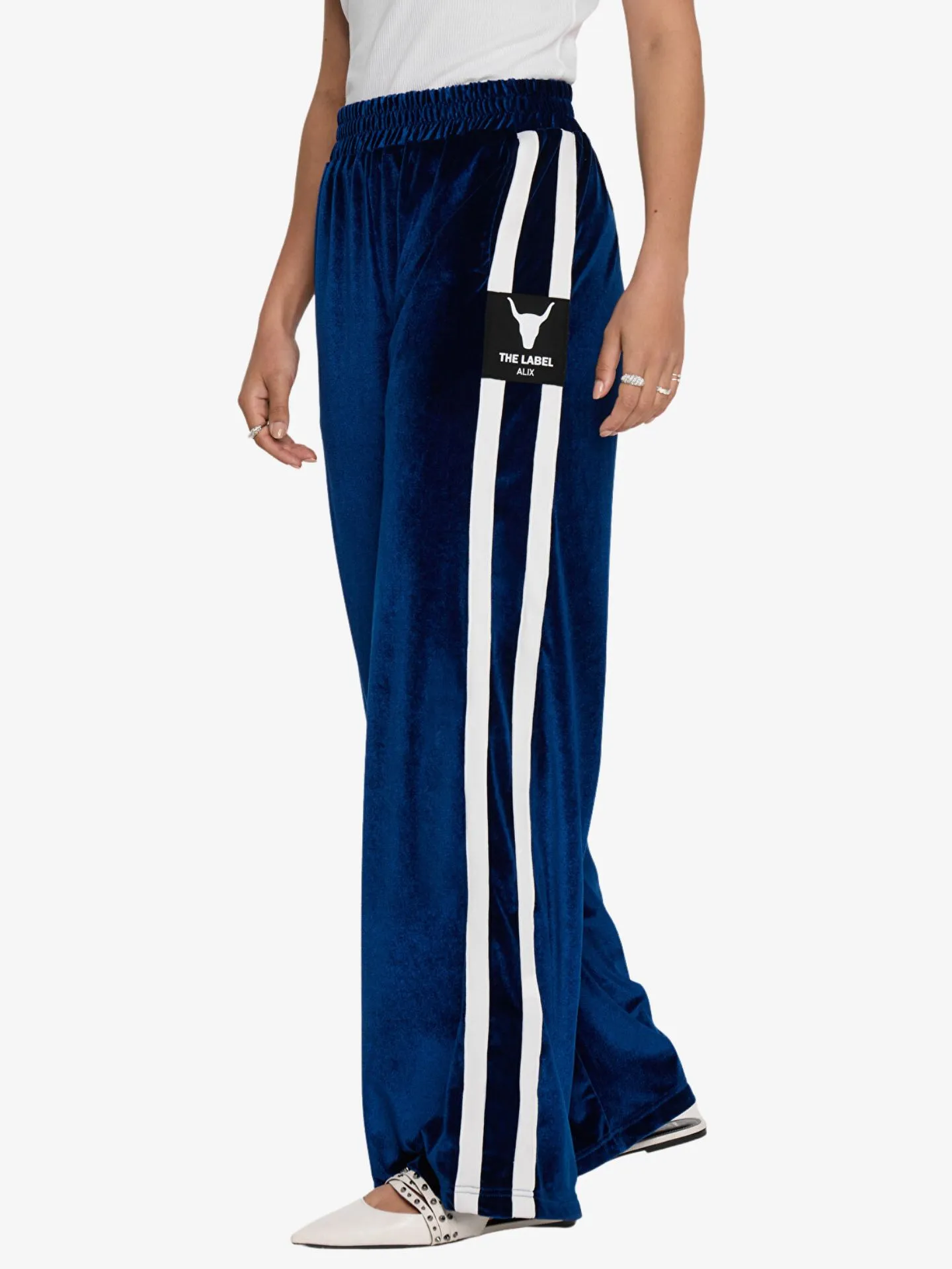 Alix The Label Ladies woven velvet sporty pants
