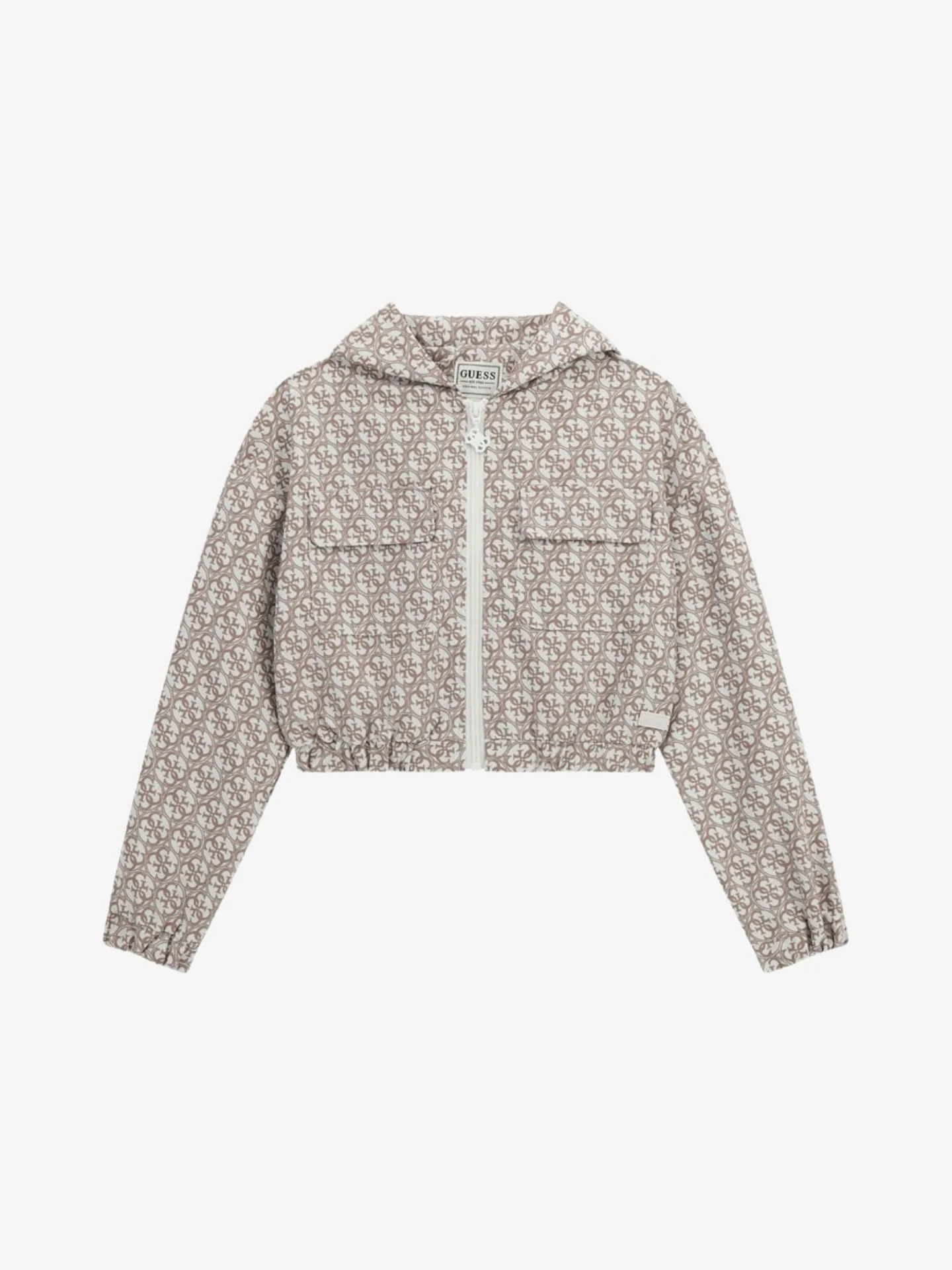 Guess Meisje wind jacket beige aop