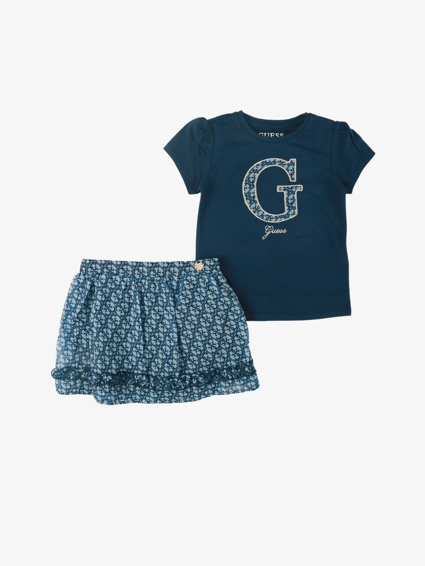 Guess Co-ords set t-shirt+chiffon skirt