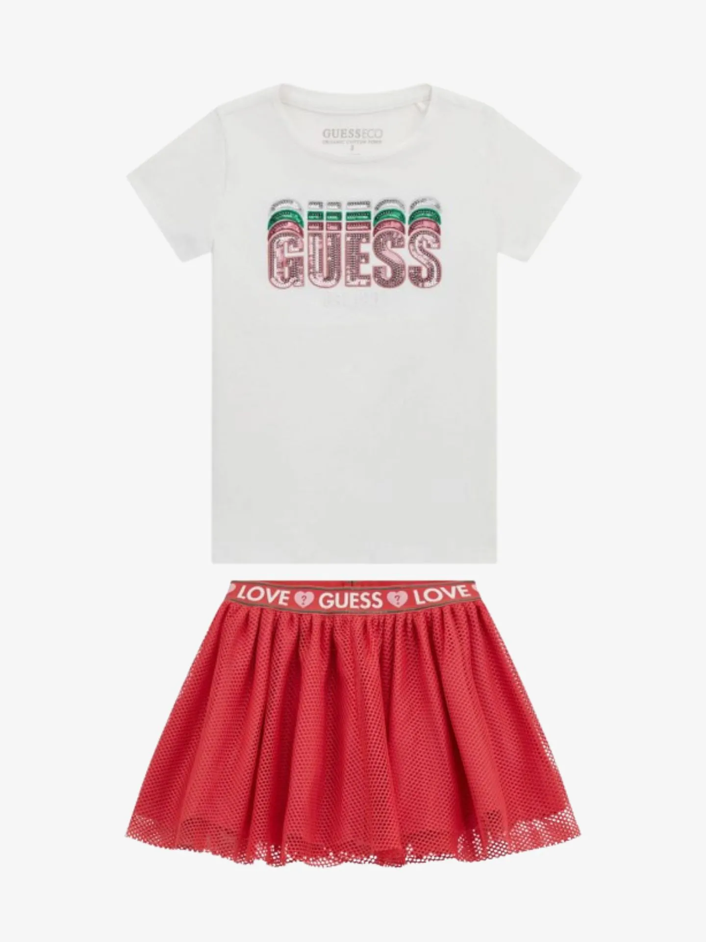 Guess Ss t-shirt w/sequins