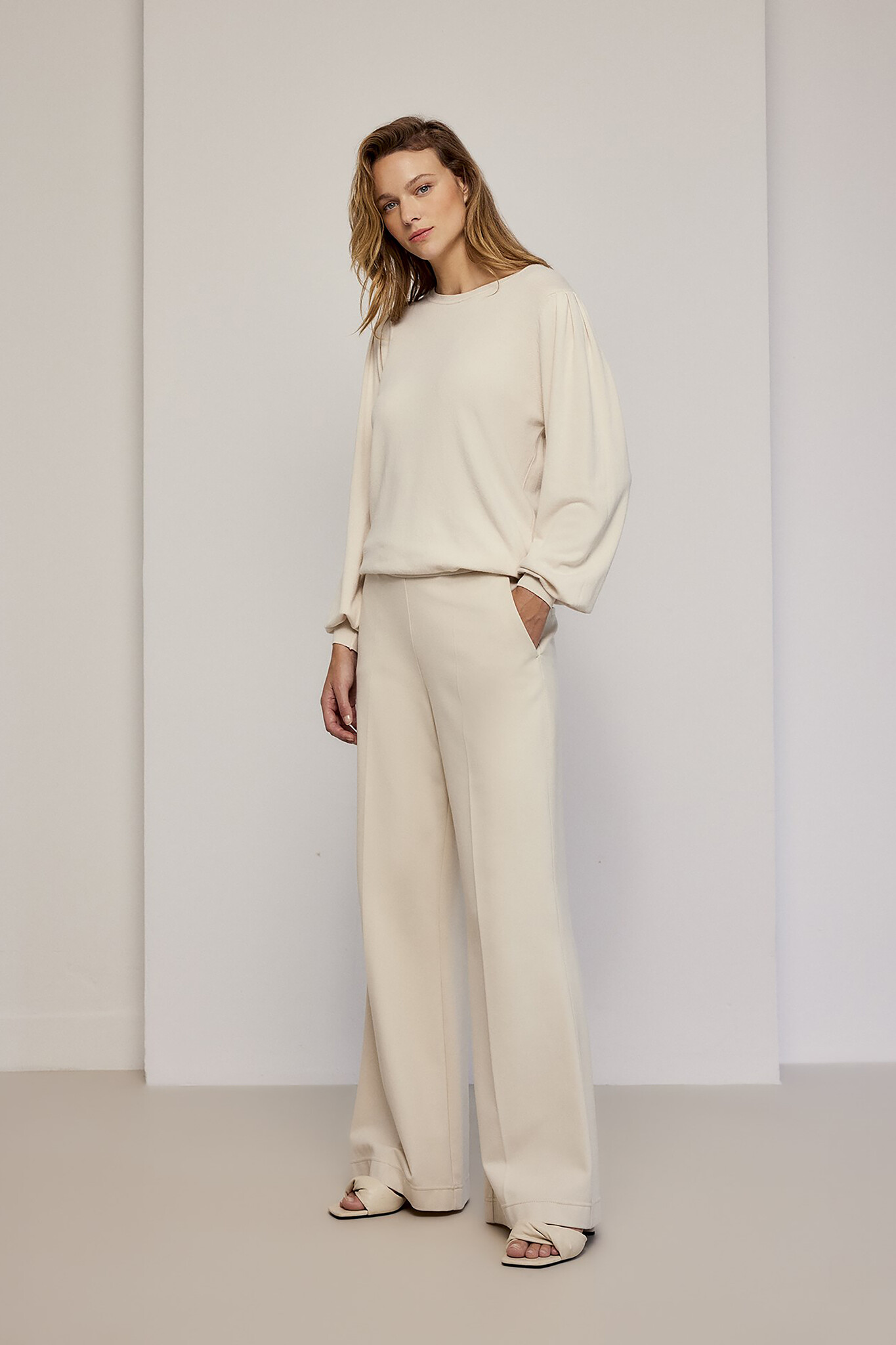 Summum Rome-11580 trousers boot cut punto milano (4s2197)