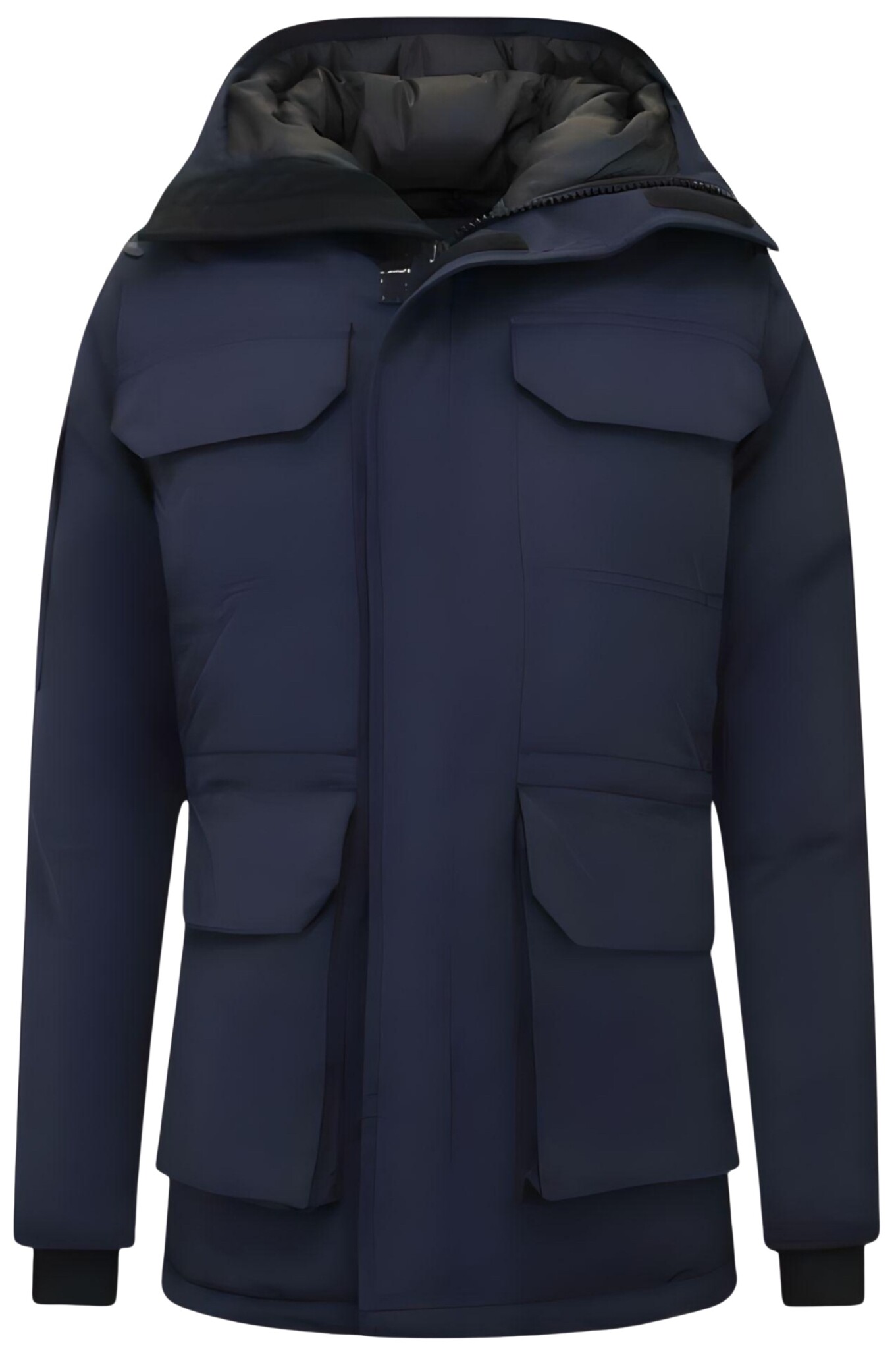 Beluomo Halflange winterjas met capuchon