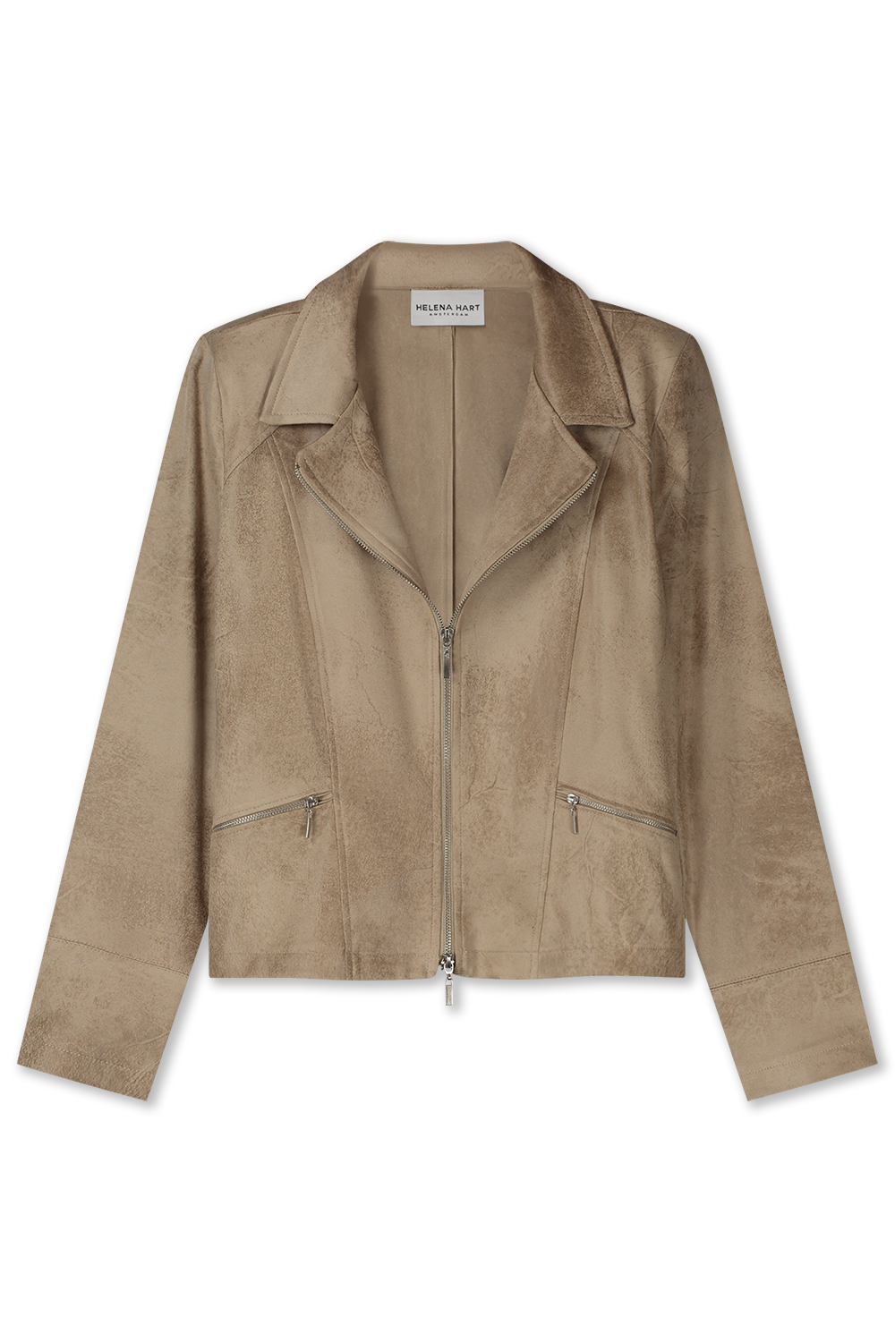 Helena Hart 7288 zipper biker sand
