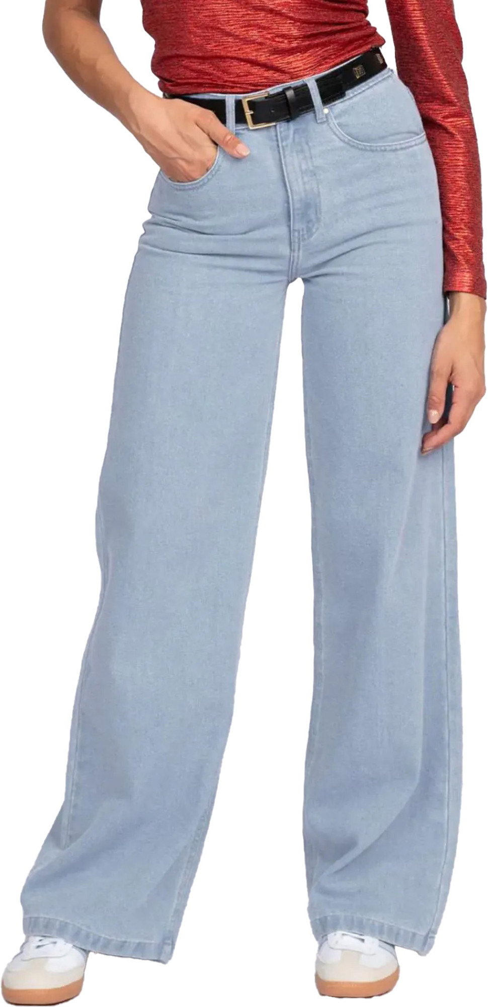 Nikkie Erode wide leg jeans