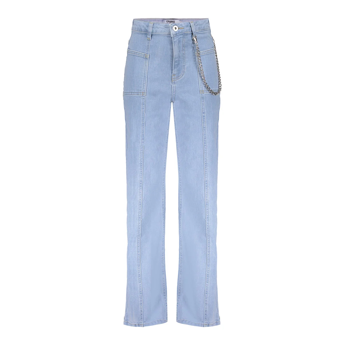 Frankie & Liberty Zomer jeans broek wide leg meisjes licht attitude