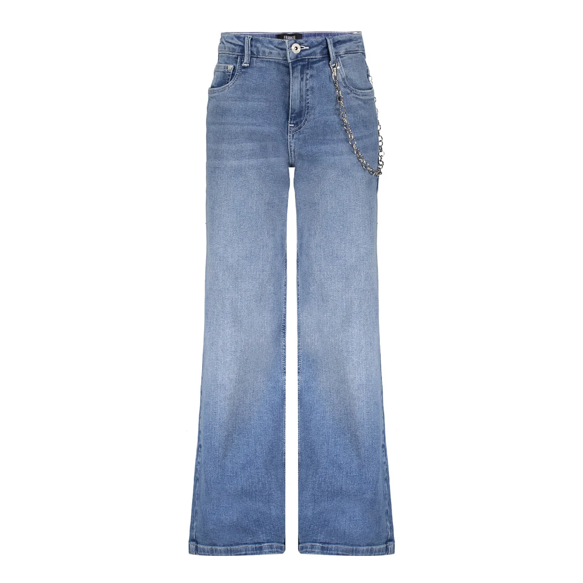 Frankie & Liberty Zomer jeans broek wide leg meisjes - attitude