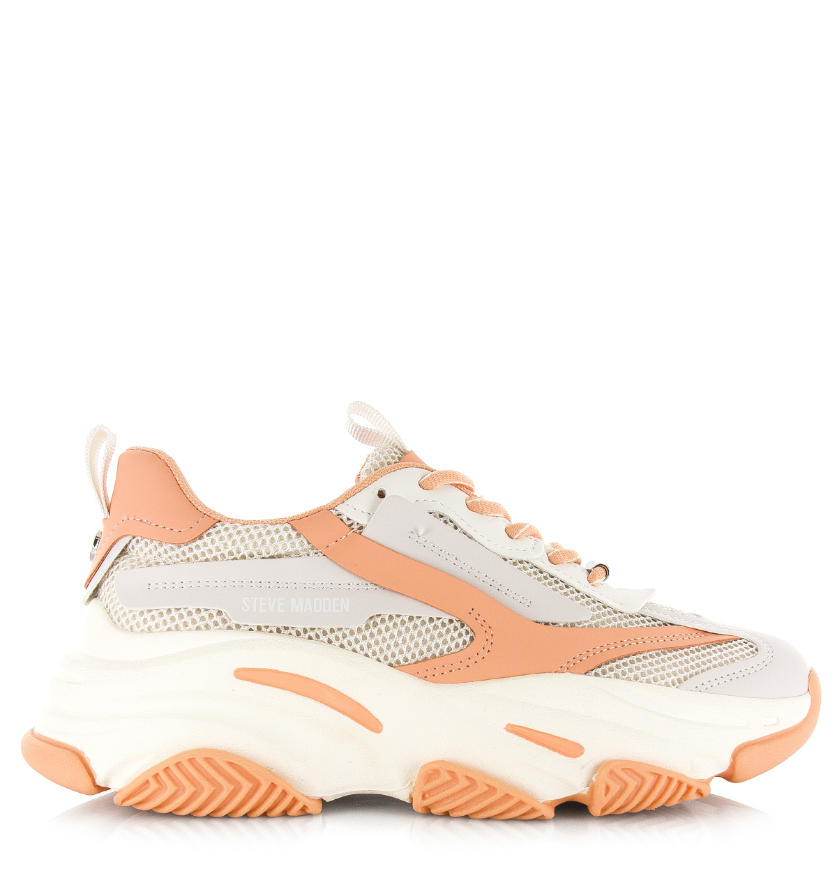 Steve Madden – possession-e peach silver lage sneakers dames