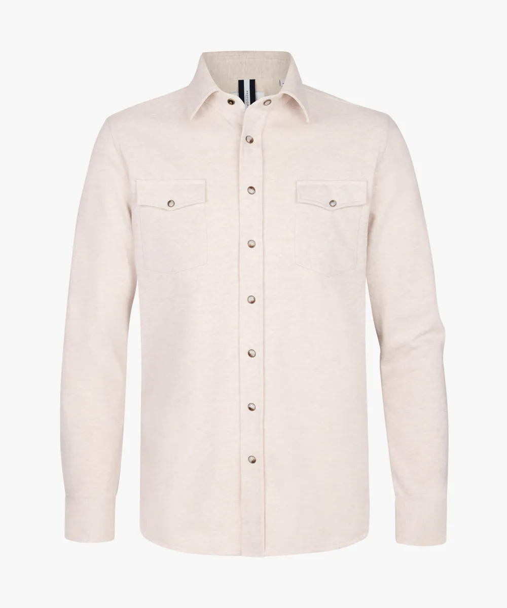 Profuomo overshirt western ppwf10005a f1 sand