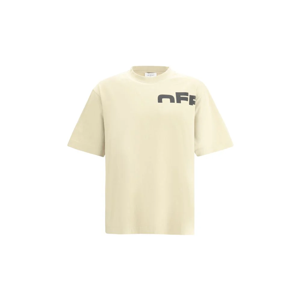 Off White Shared skate t-shirt met minimalistisch design