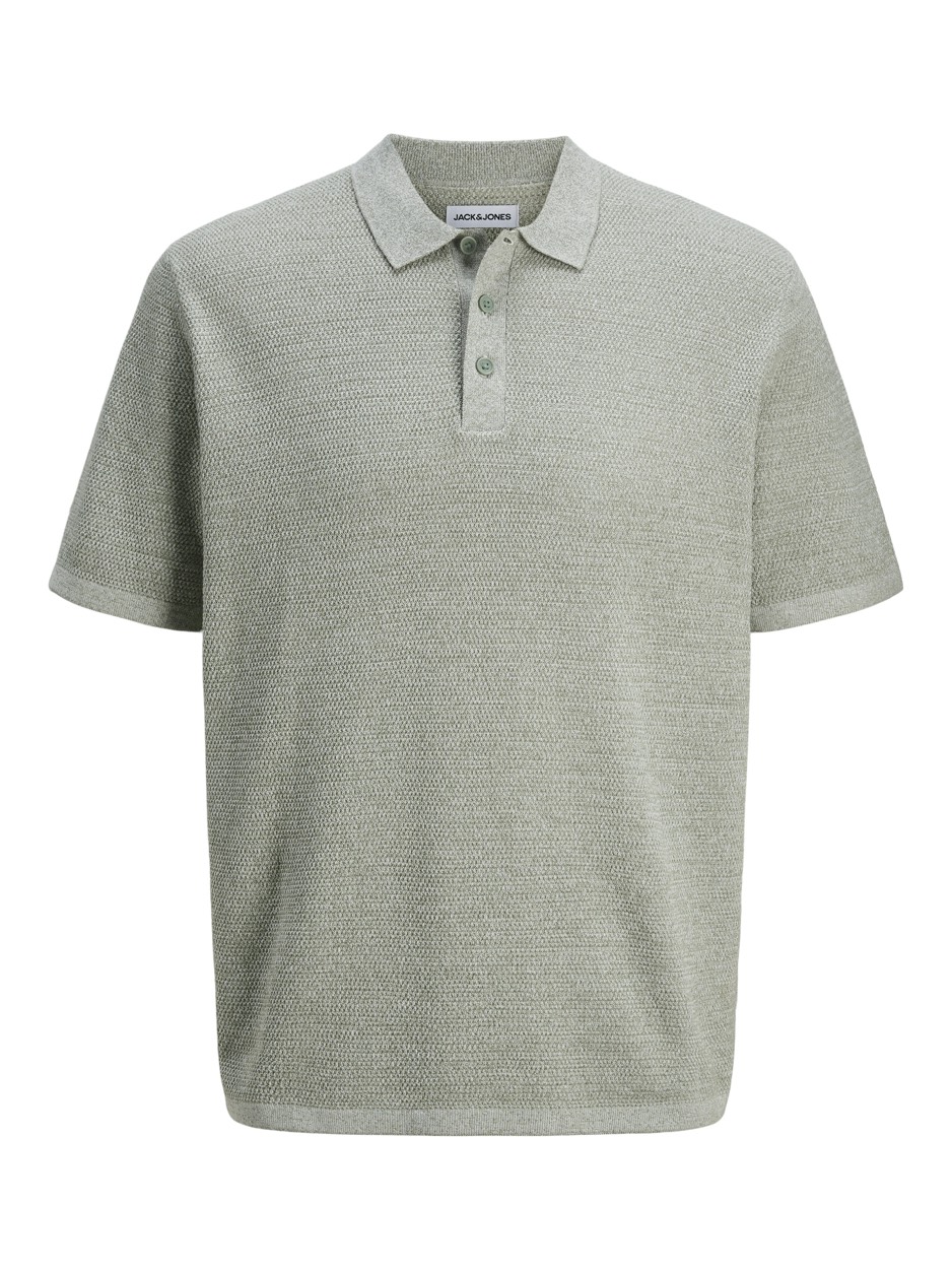 Jack & Jones Jjegeorge knit polo ss sn oud