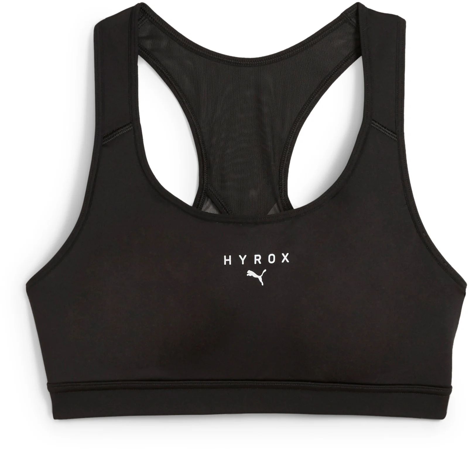 Puma x HYROX beha met medium ondersteuning voor Dames, Zwart, Maat M
