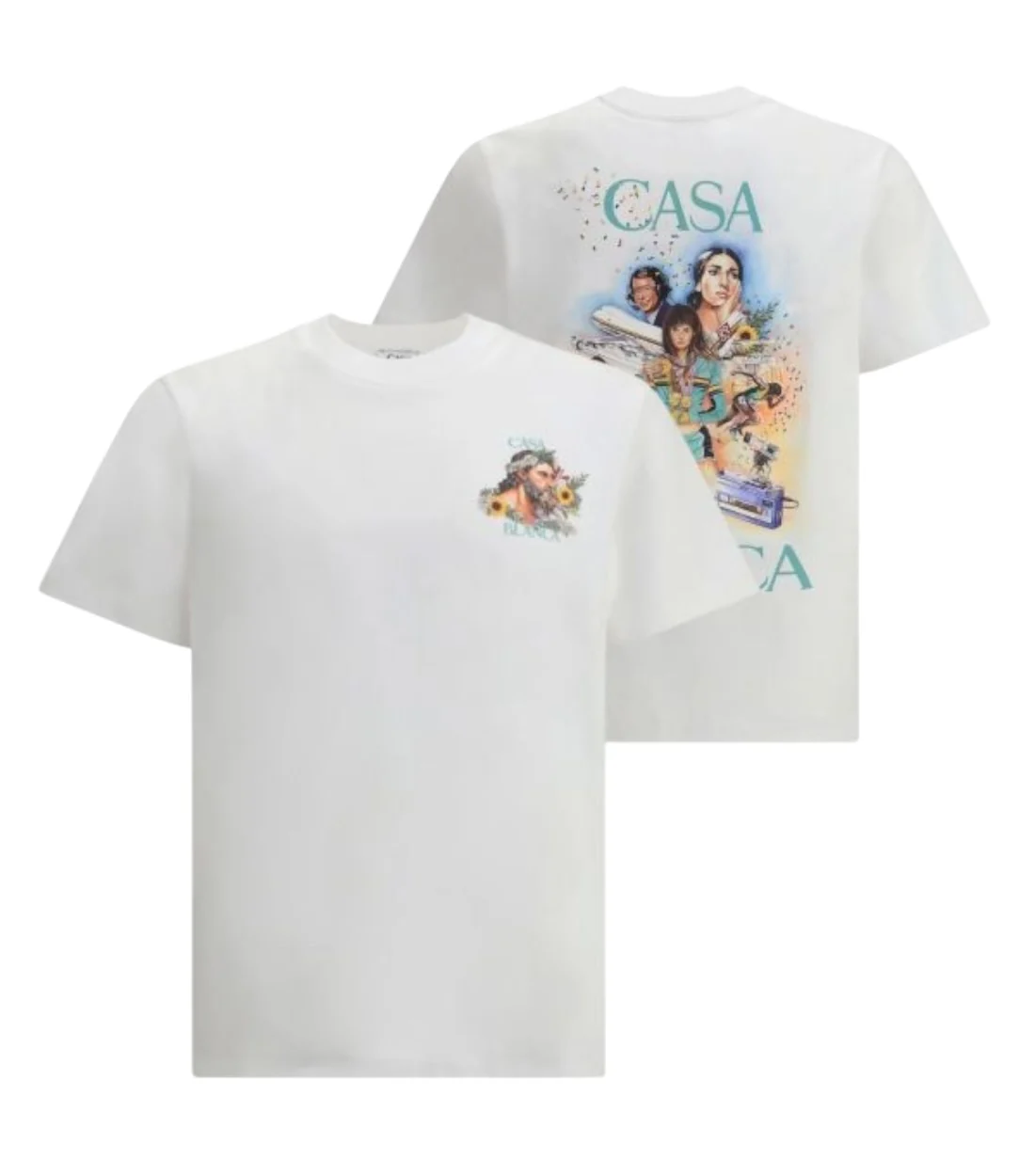 Casablanca Celebration du sport t-shirt voor casual stijl