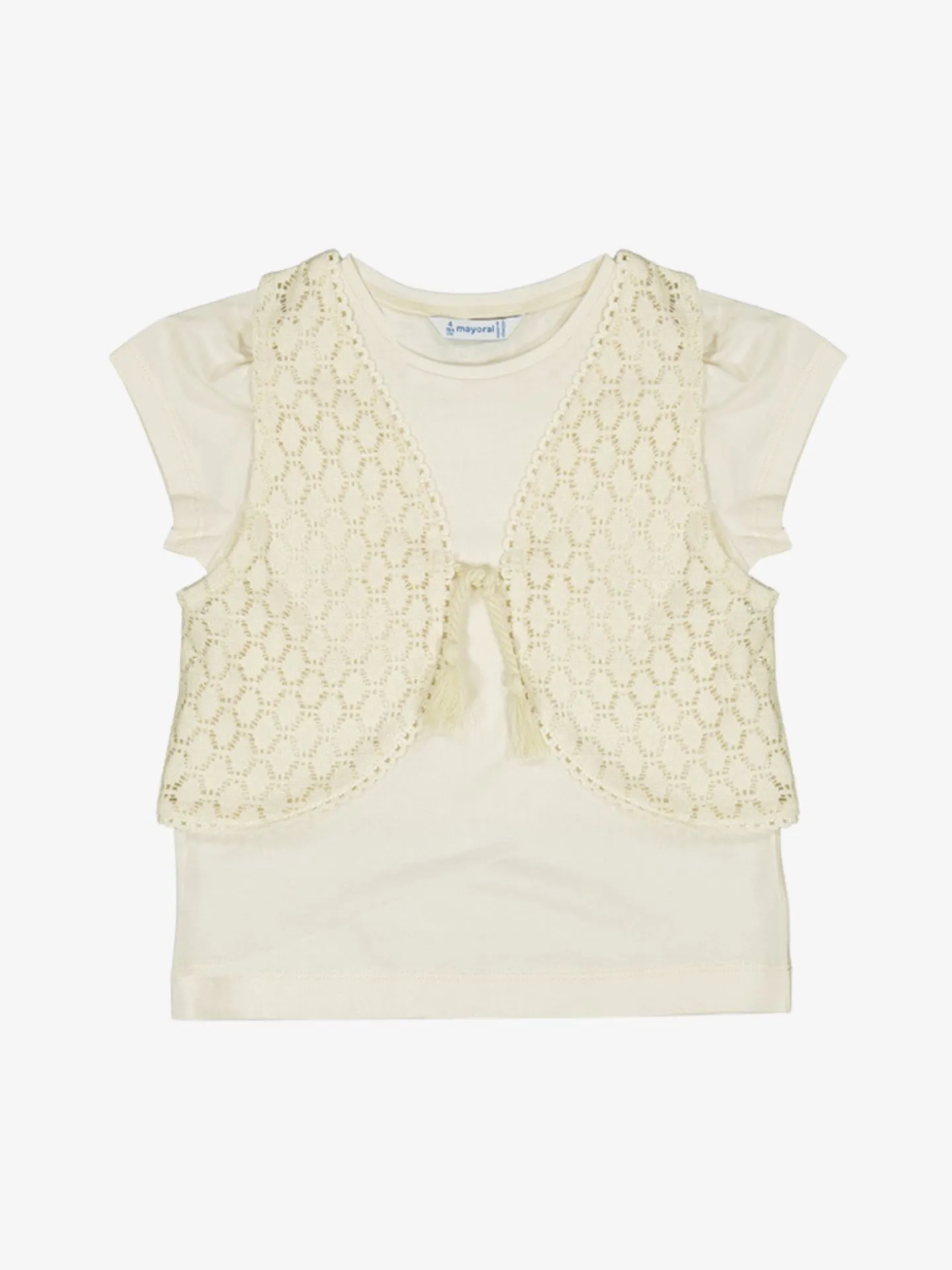 Mayoral Meisjes shirt crochet