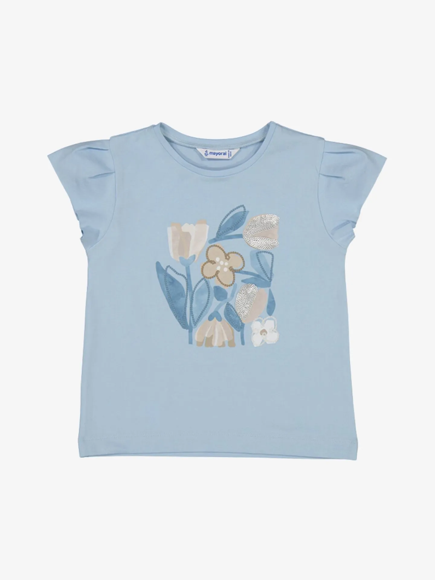 Mayoral Meisjes t-shirt blue