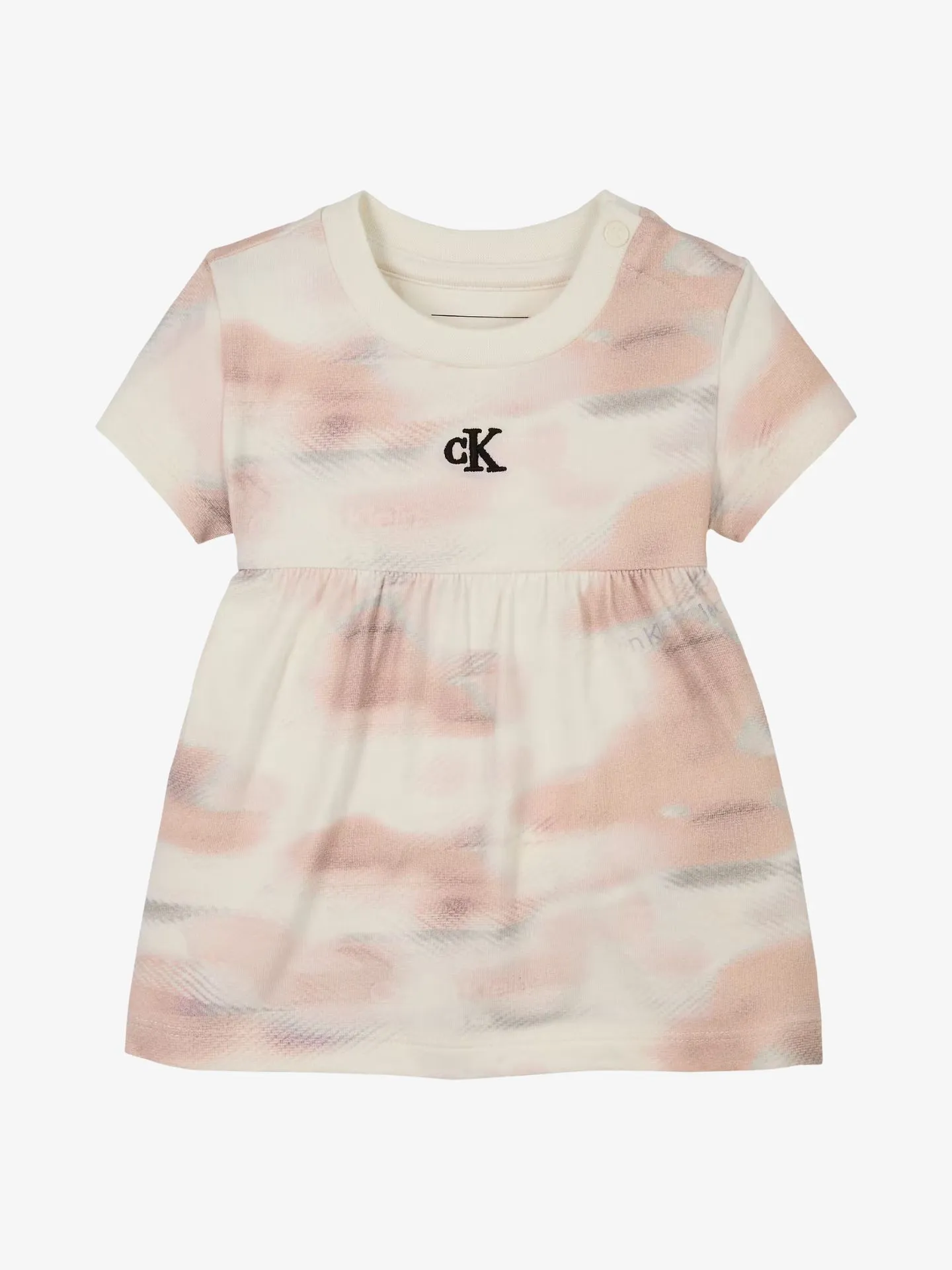 Calvin Klein Meisjes jurk tie dye roze