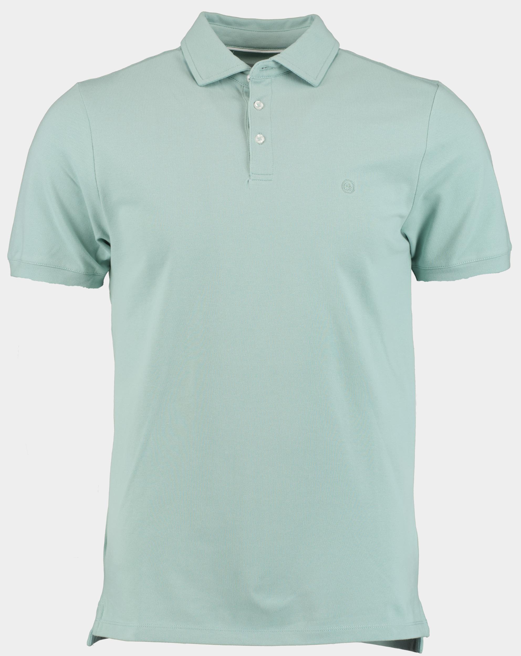 Bos Bright Blue Polo korte mouw arto polo fine pique plain 24108ar22bo/212 blue surf