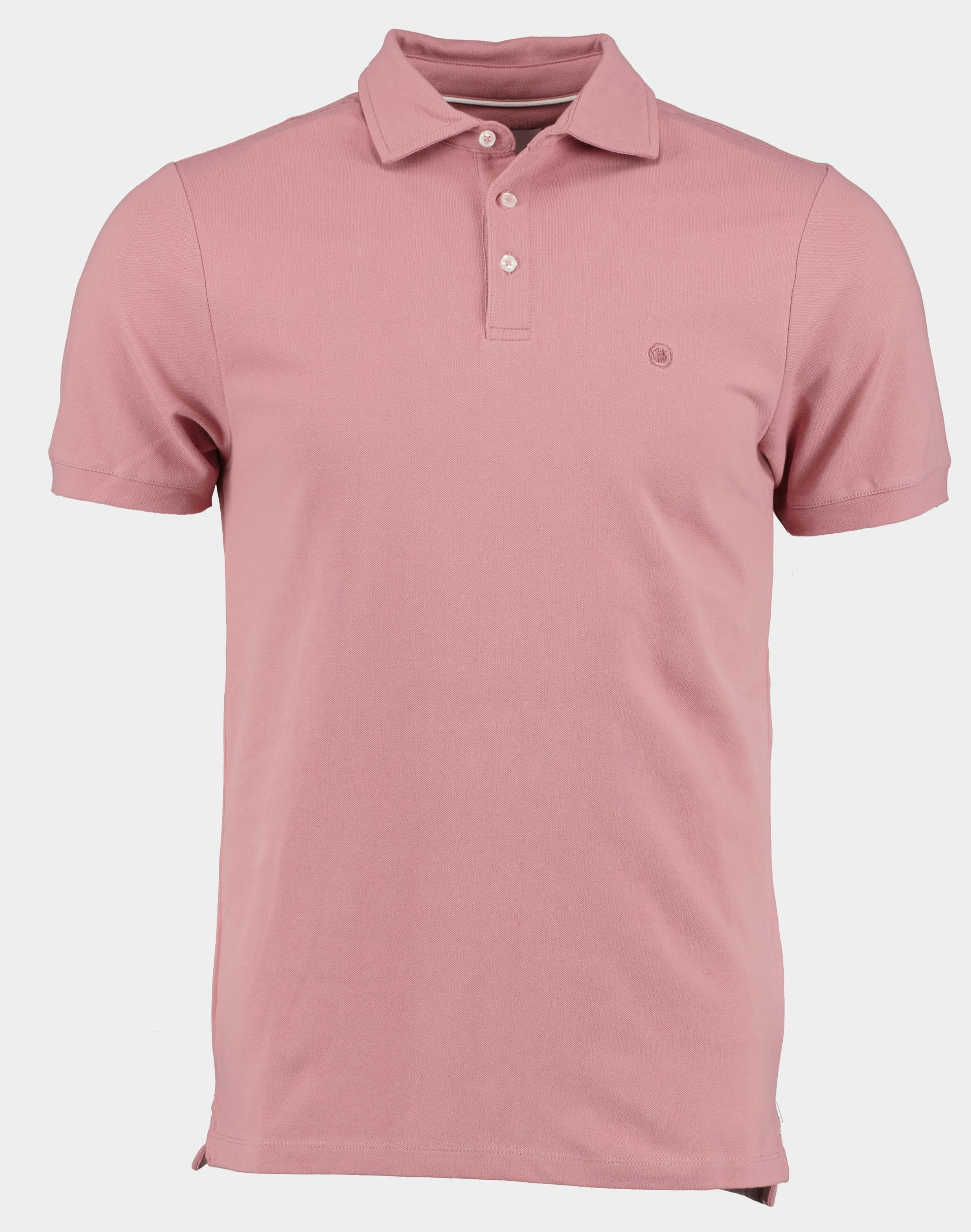 Bos Bright Blue Polo korte mouw arto polo fine pique plain 24108ar22bo/771 mauve