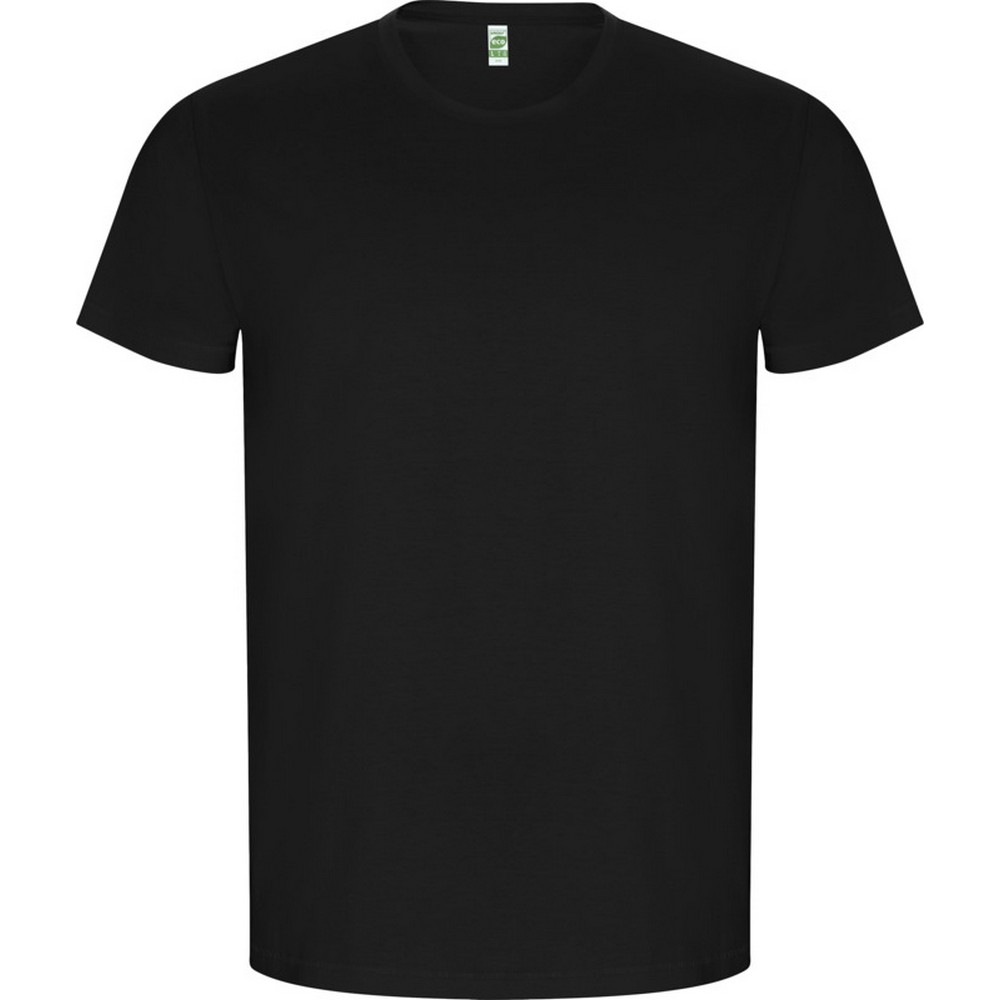 Roly Heren gouden effen t-shirt met korte mouwen
