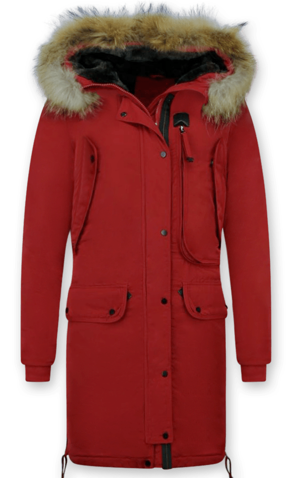 Gentile Bellini Winterjas parka met bontkraag