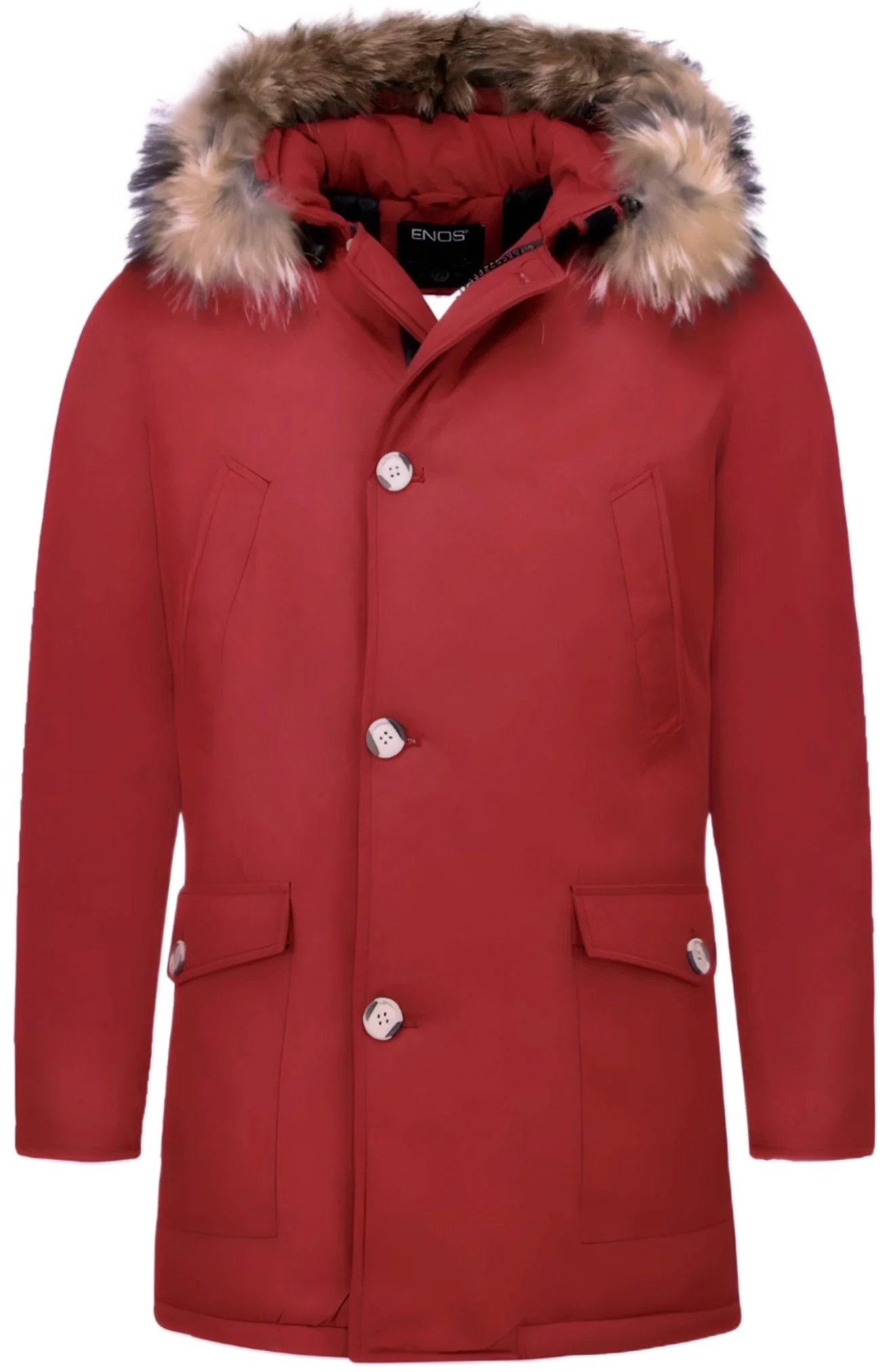 Enos Parka jas met bontkraag