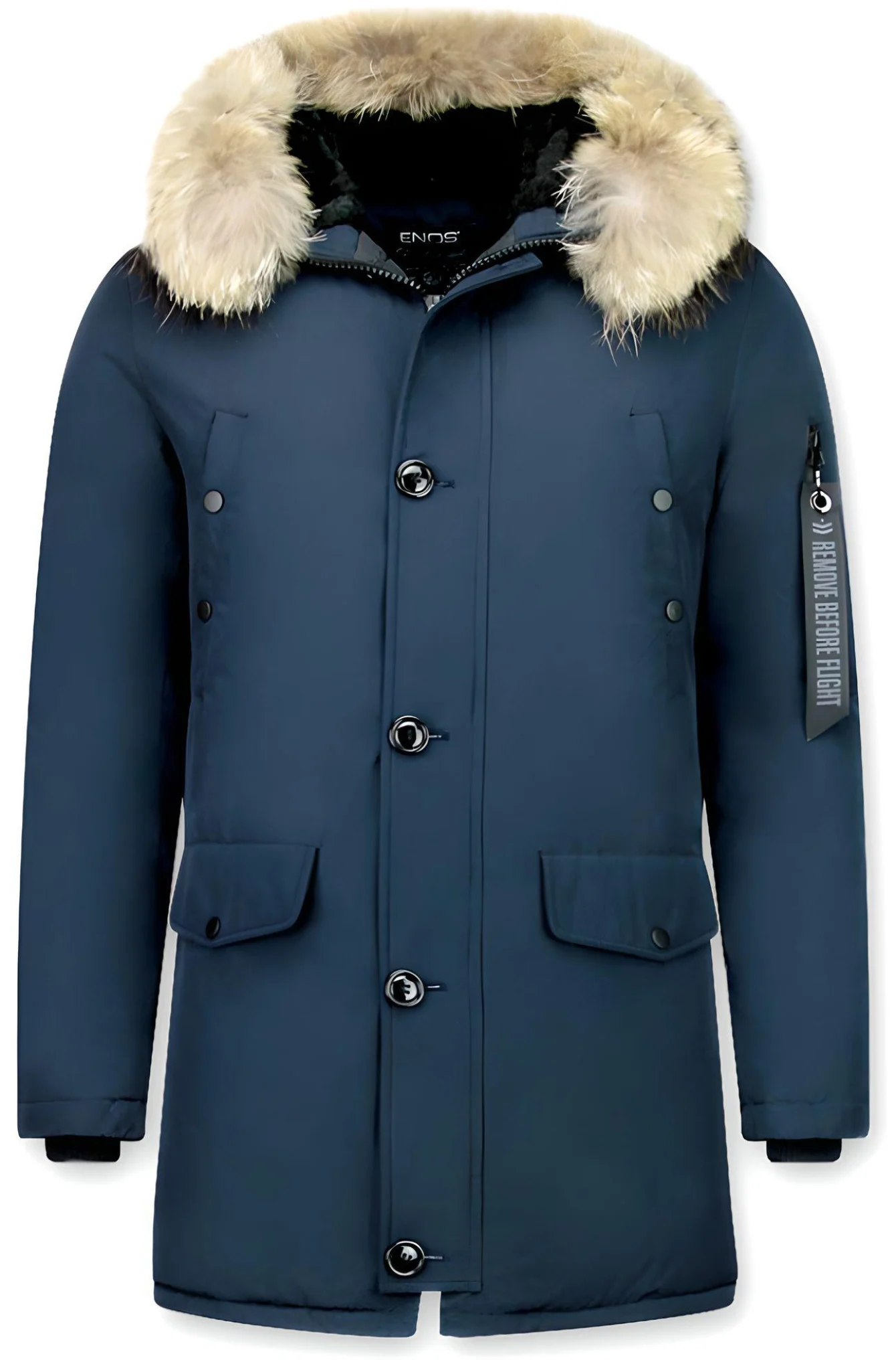 Enos Parka jas met bontkraag