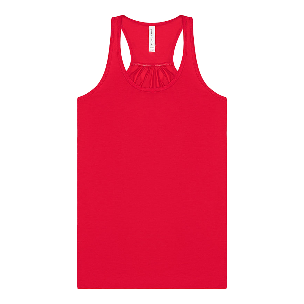 Bella + Canvas Dames racerback flowy tank top