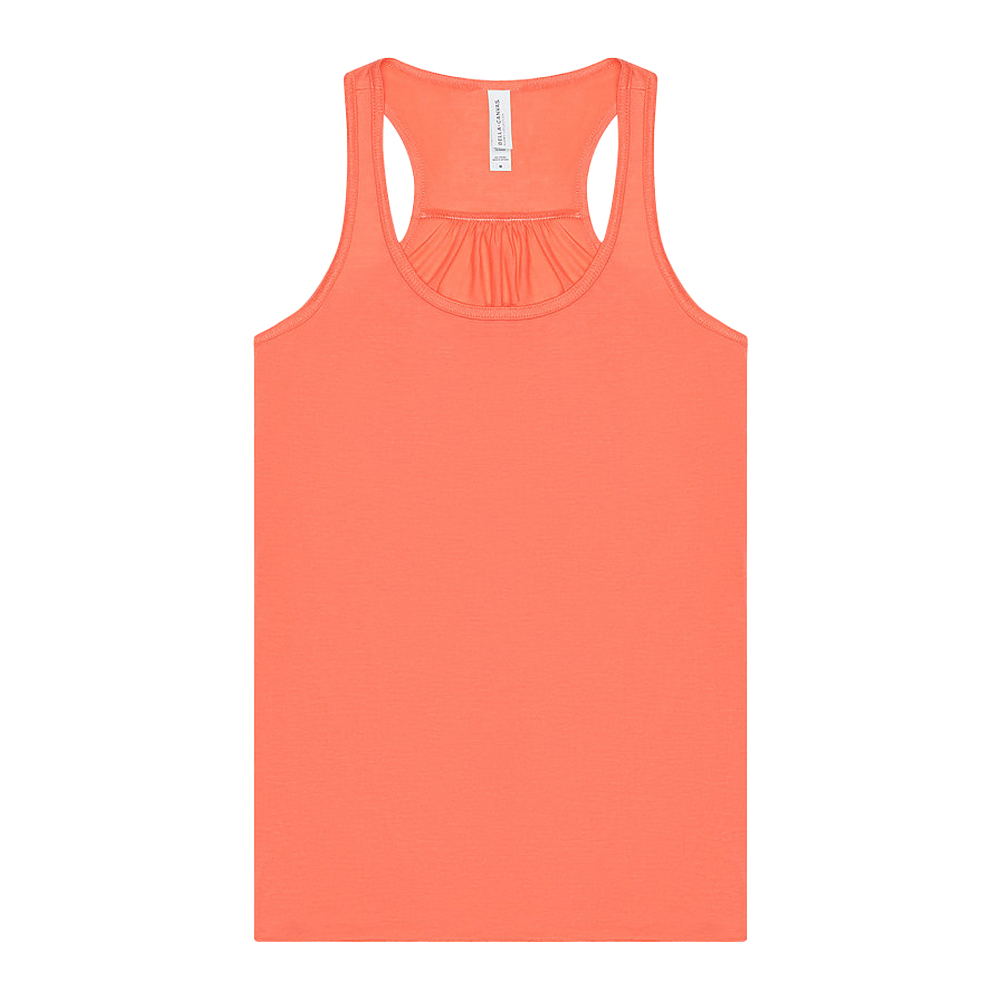 Bella + Canvas Dames racerback flowy tank top