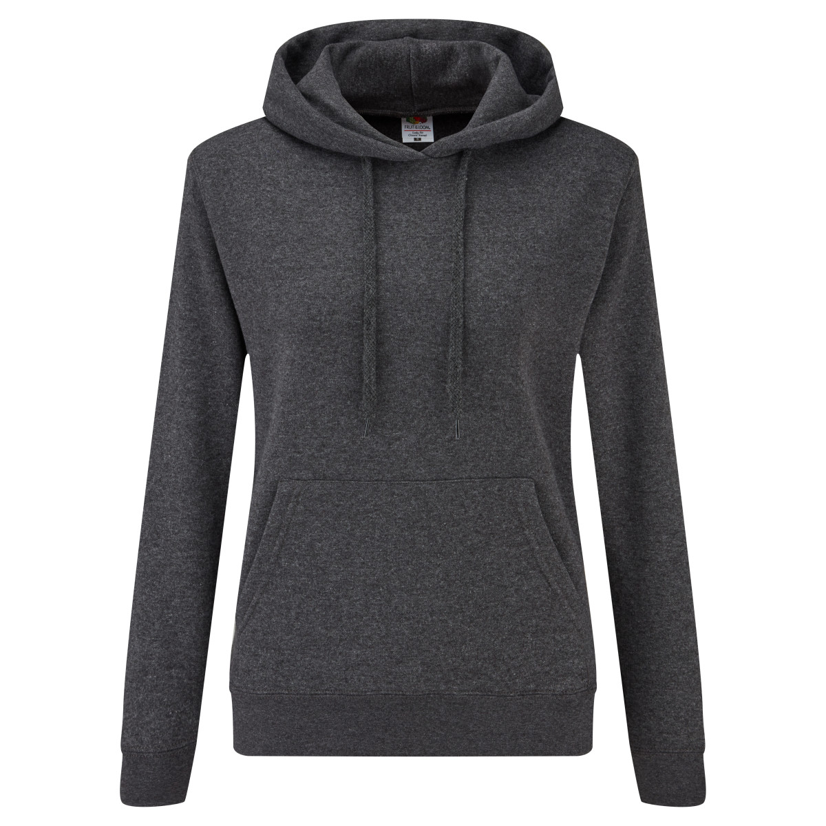 Fruit of the Loom Dames classic heather hoodie