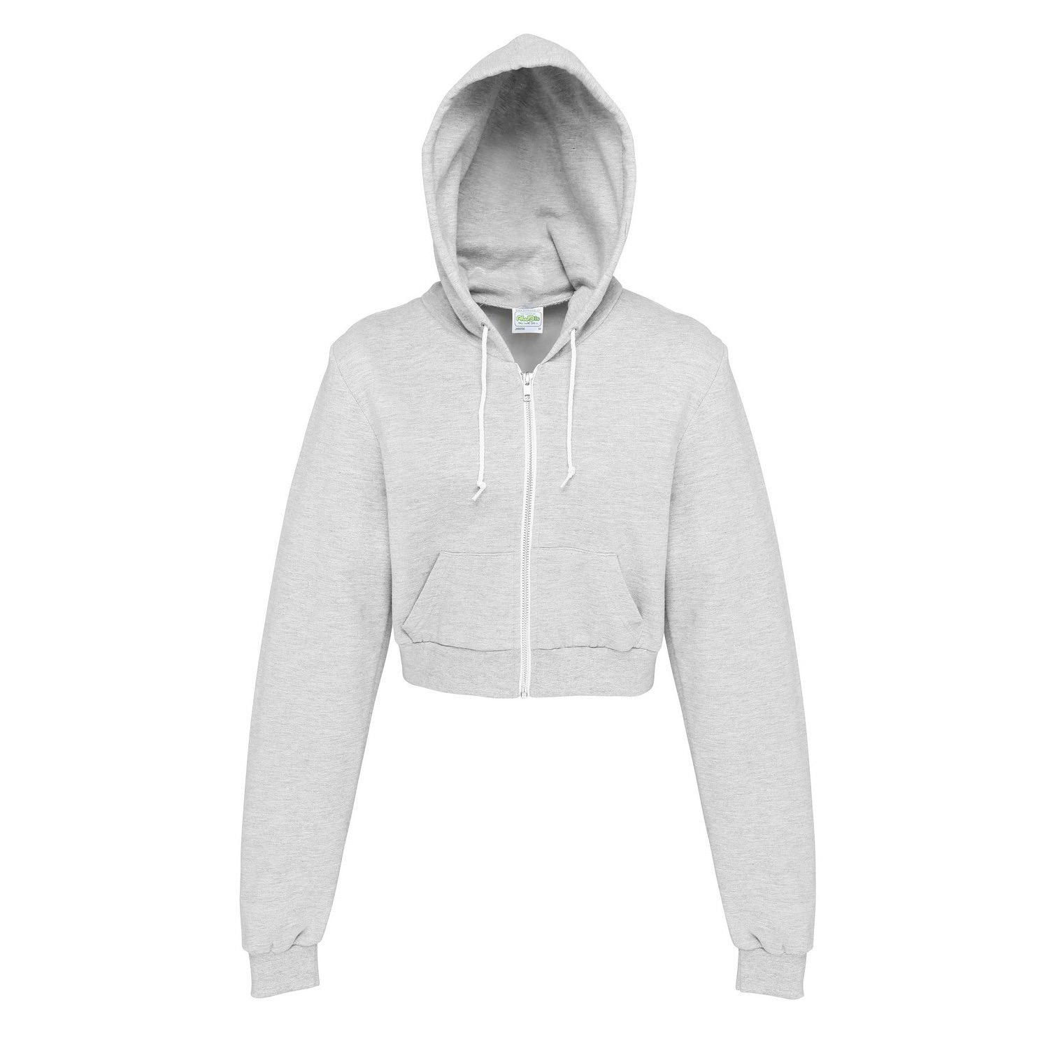 Awdis Dames heather crop hoodie