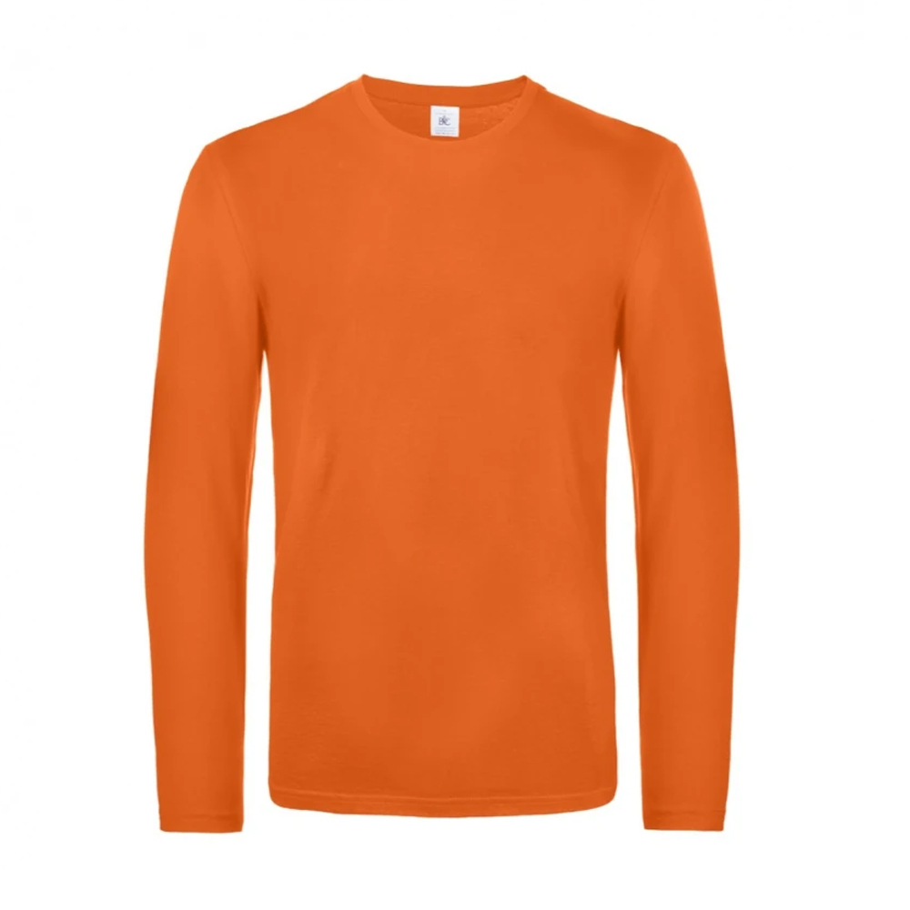 B and C Heren #e190 t-shirt met lange mouwen