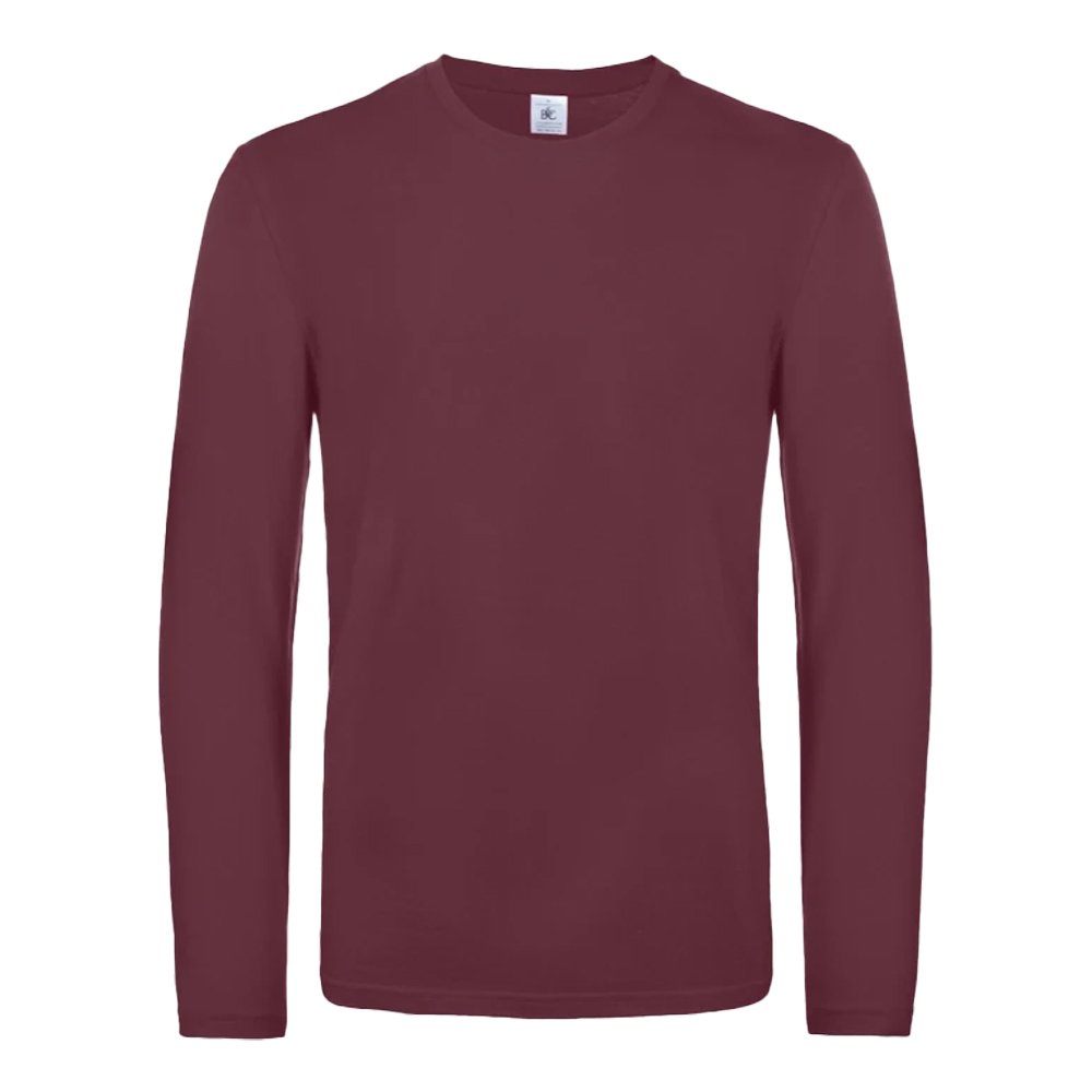 B and C Heren #e190 t-shirt met lange mouwen