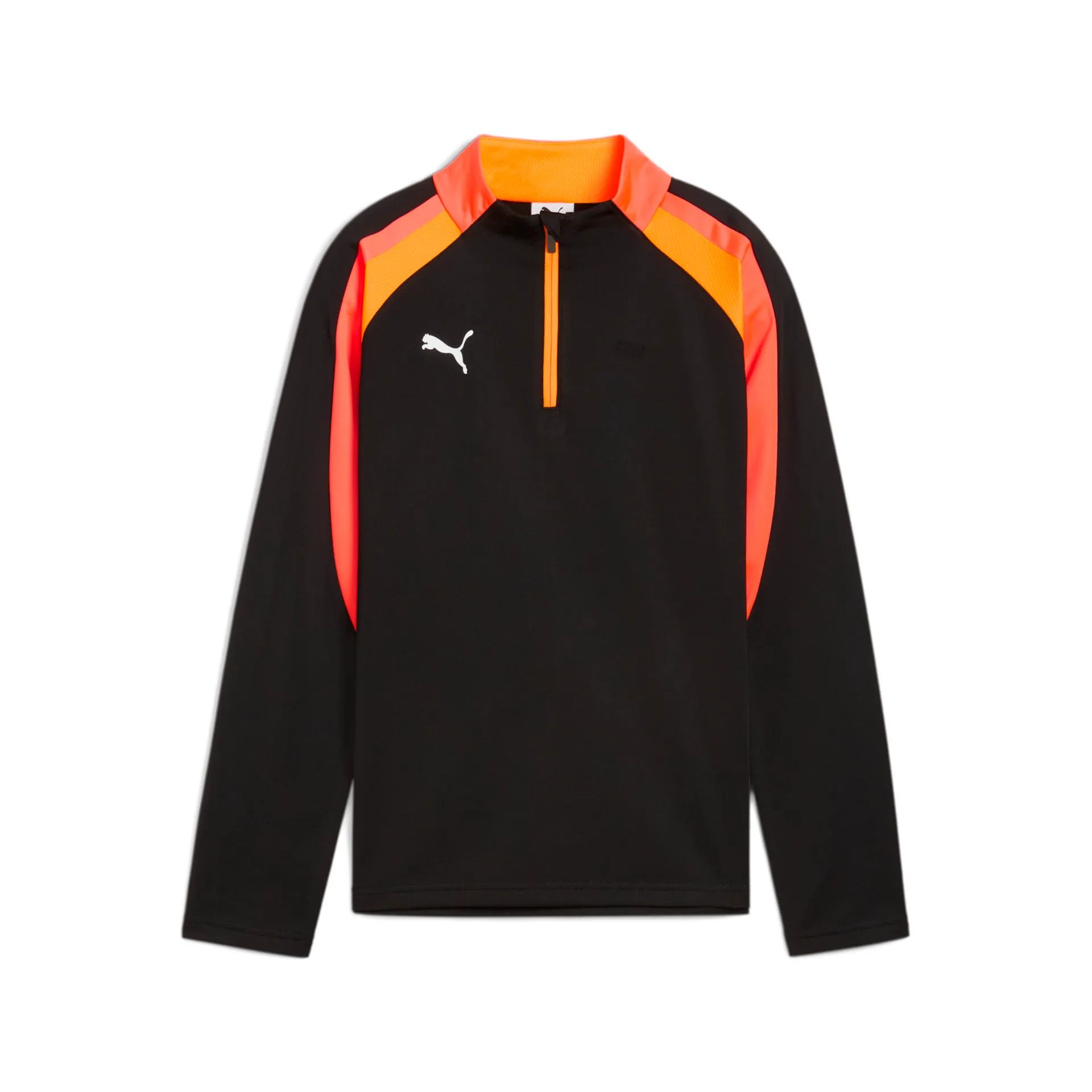 Puma individualliga 1/4 zip top t-shirt voetbal train lm jonge -